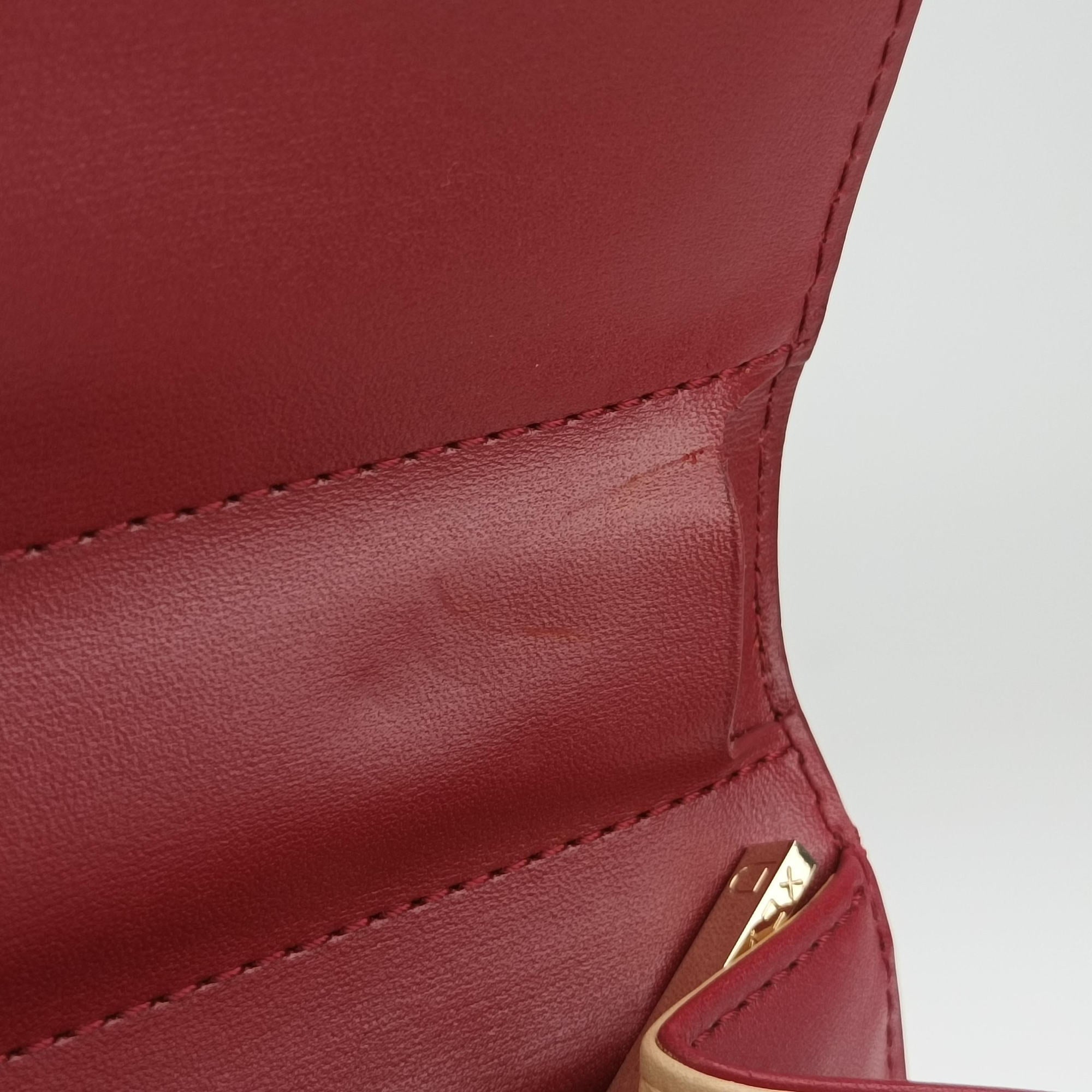 Vintage Delvaux Brillon MM Bordeaux leather  shoulderbag | stylenewstar