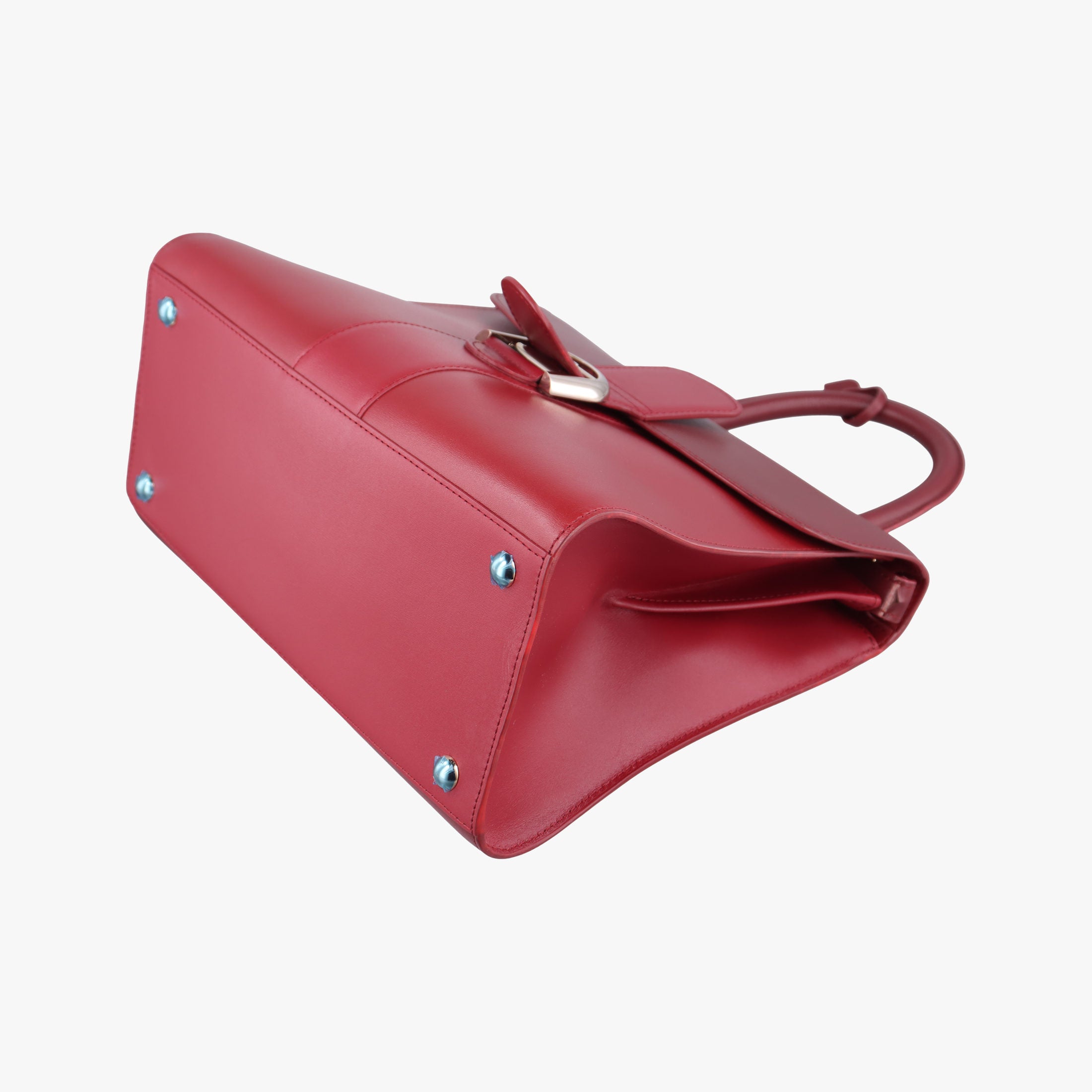 Vintage Delvaux Brillon MM Bordeaux leather  shoulderbag | stylenewstar