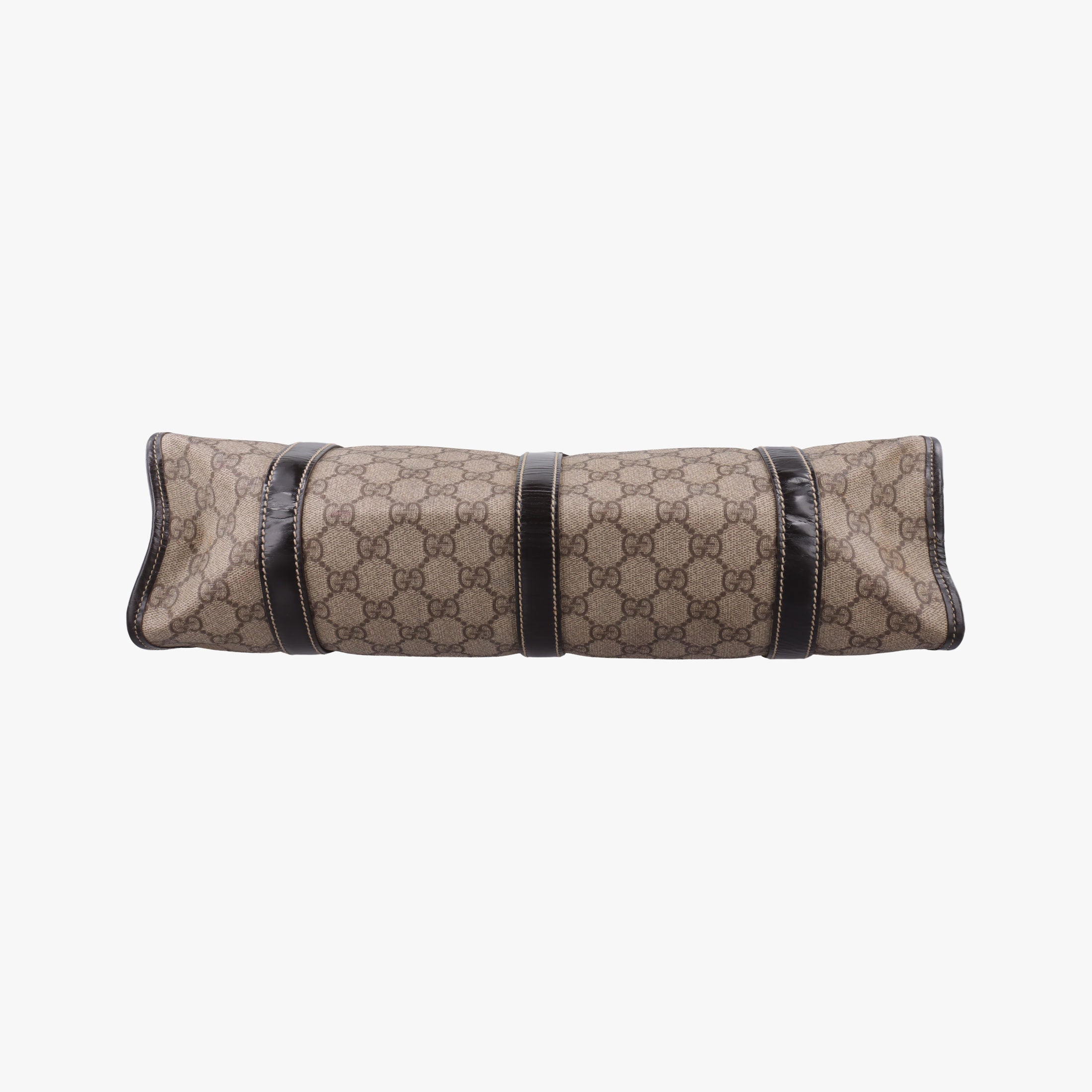 Pre-owned Gucci New Jackie Brown PVC coated canvas × leather 203494 handbag | stylenewstar