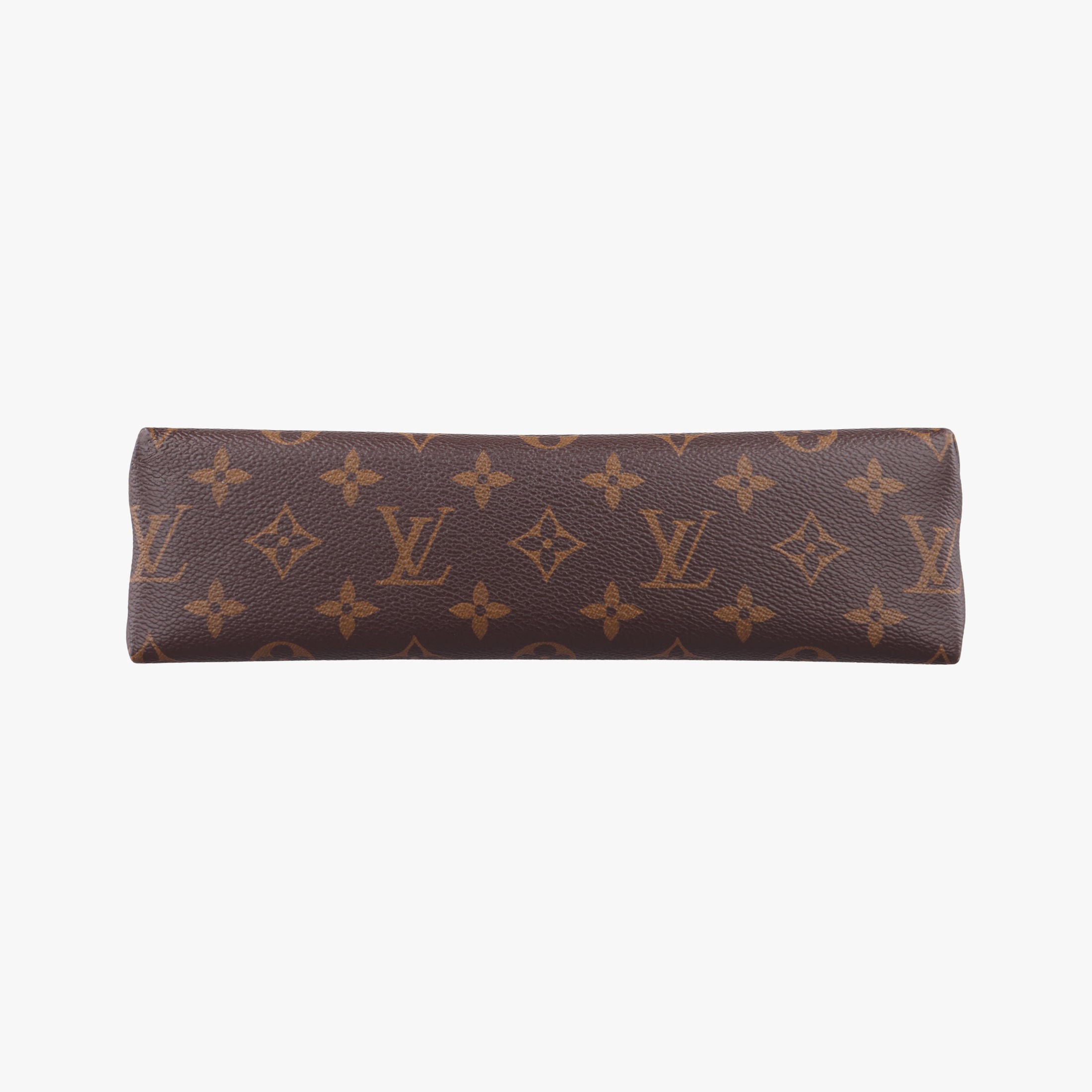 Pre-owned Louis Vuitton SAINT PLACIDE brown×CERISE Monogram Canvas×calf leather M43713 shoulderbag | stylenewstar