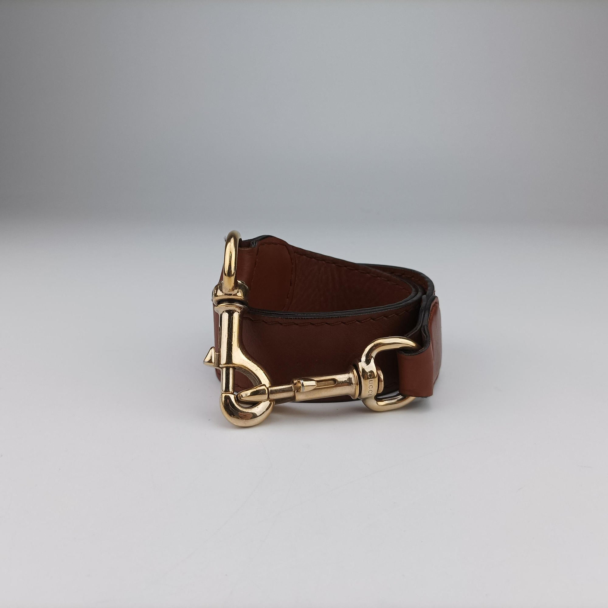 Pre-owned Gucci New Jackie White × Brown denim×leather 246907 shoulderbag | stylenewstar