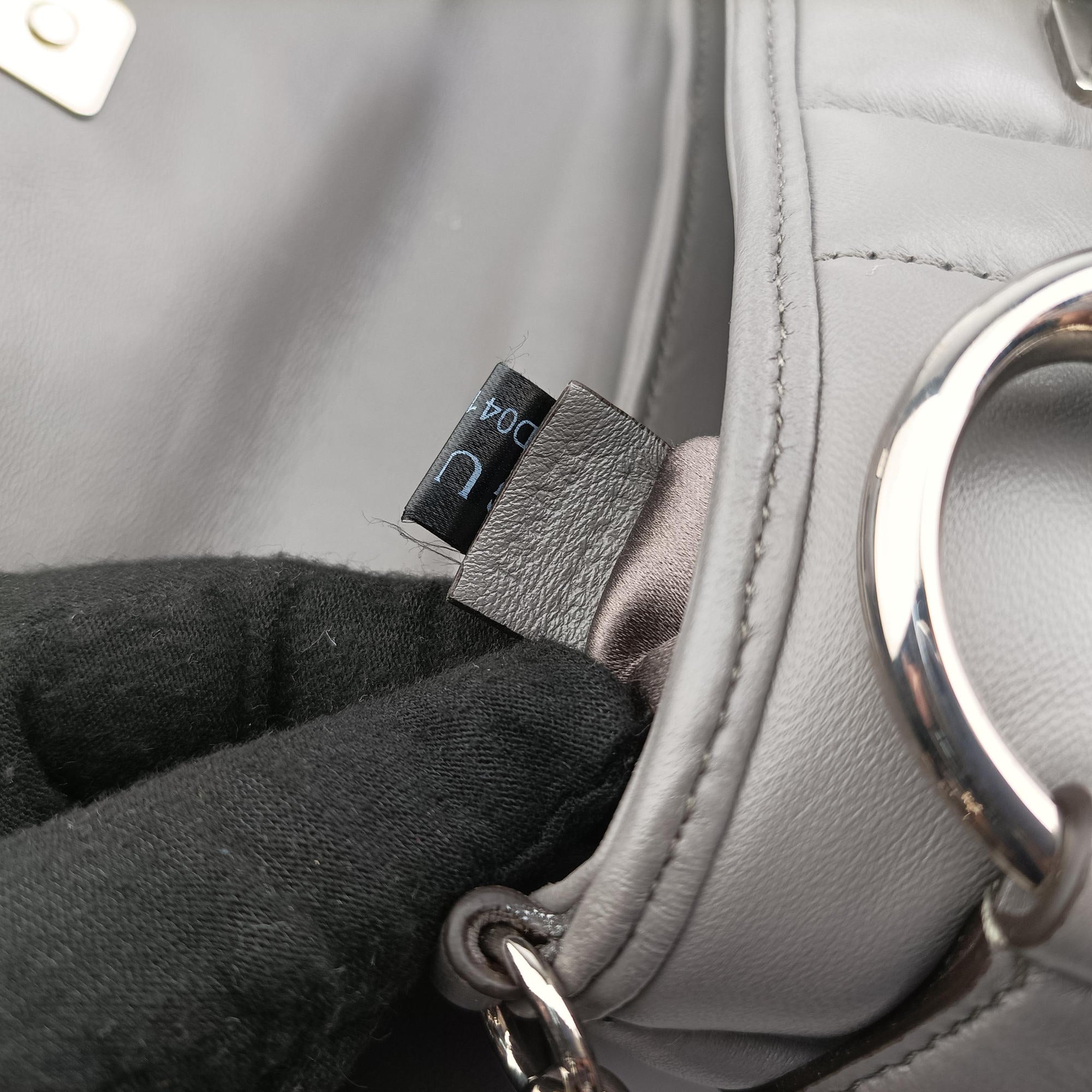 Pre-owned Gucci Horsebit Grey Leather 764339 shoulderbag | stylenewstar