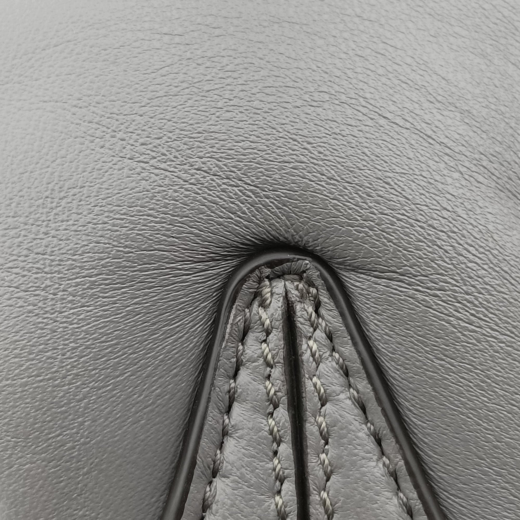 Pre-owned Gucci Horsebit Grey Leather 764339 shoulderbag | stylenewstar