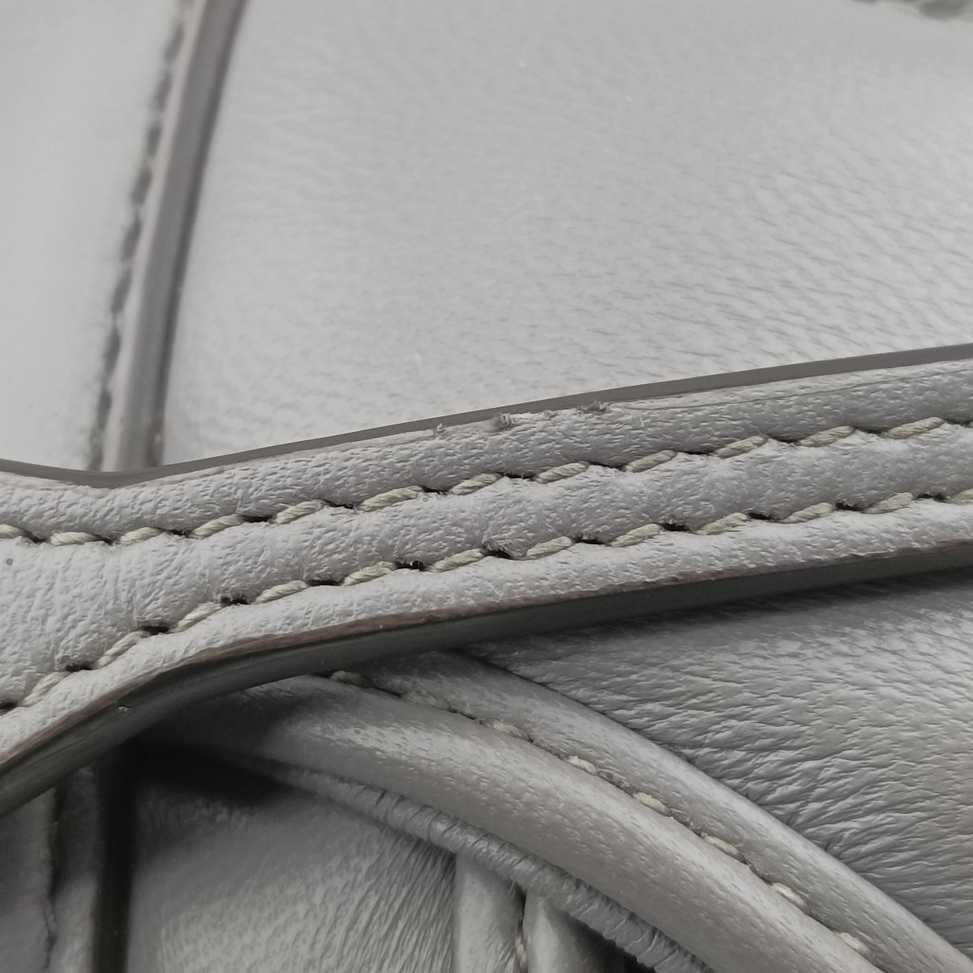 Pre-owned Gucci Horsebit Grey Leather 764339 shoulderbag | stylenewstar