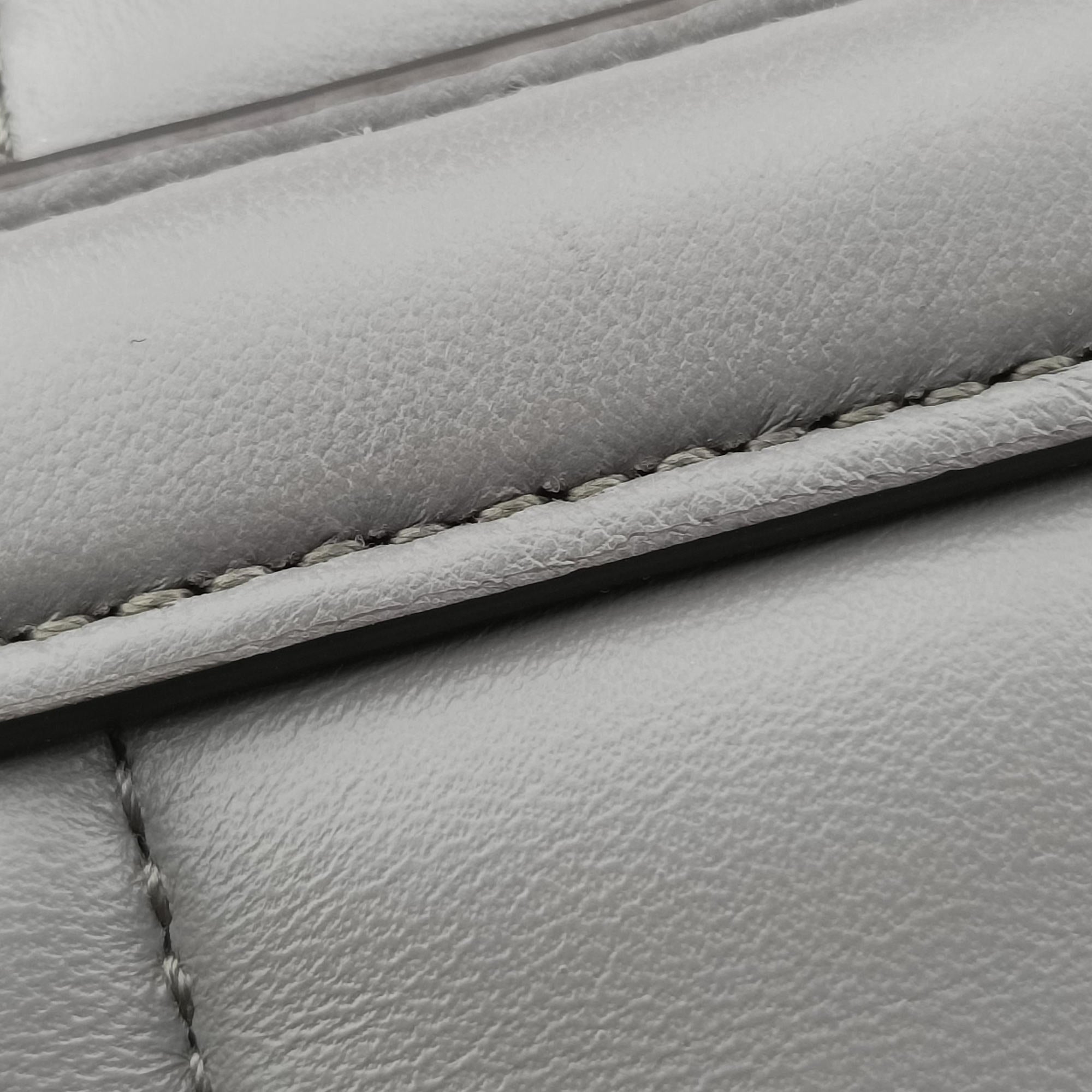 Pre-owned Gucci Horsebit Grey Leather 764339 shoulderbag | stylenewstar