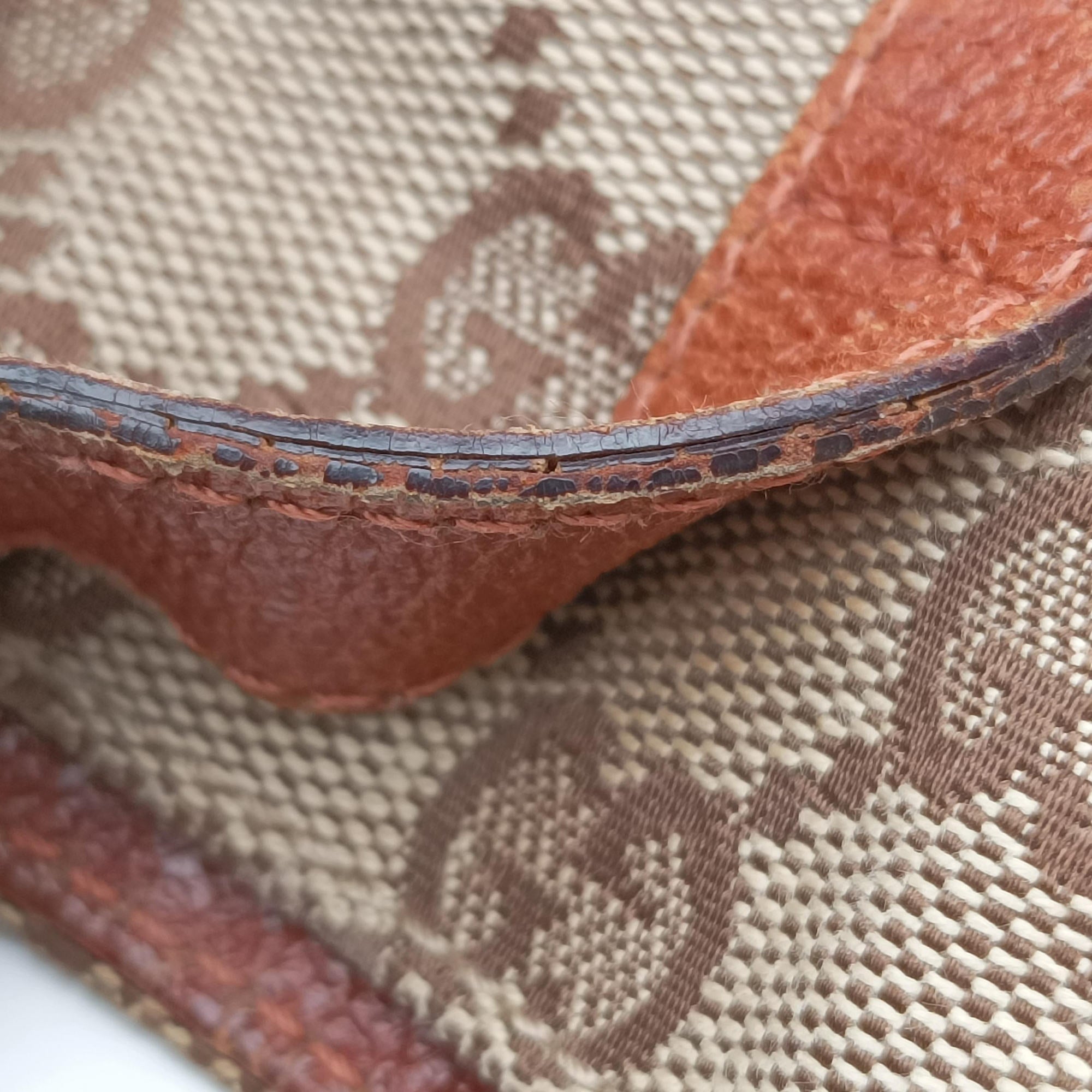 Pre-owned Gucci Piston Lock Jackie Hobo Beige x Brown canvas×leather 120885 shoulderbag | stylenewstar