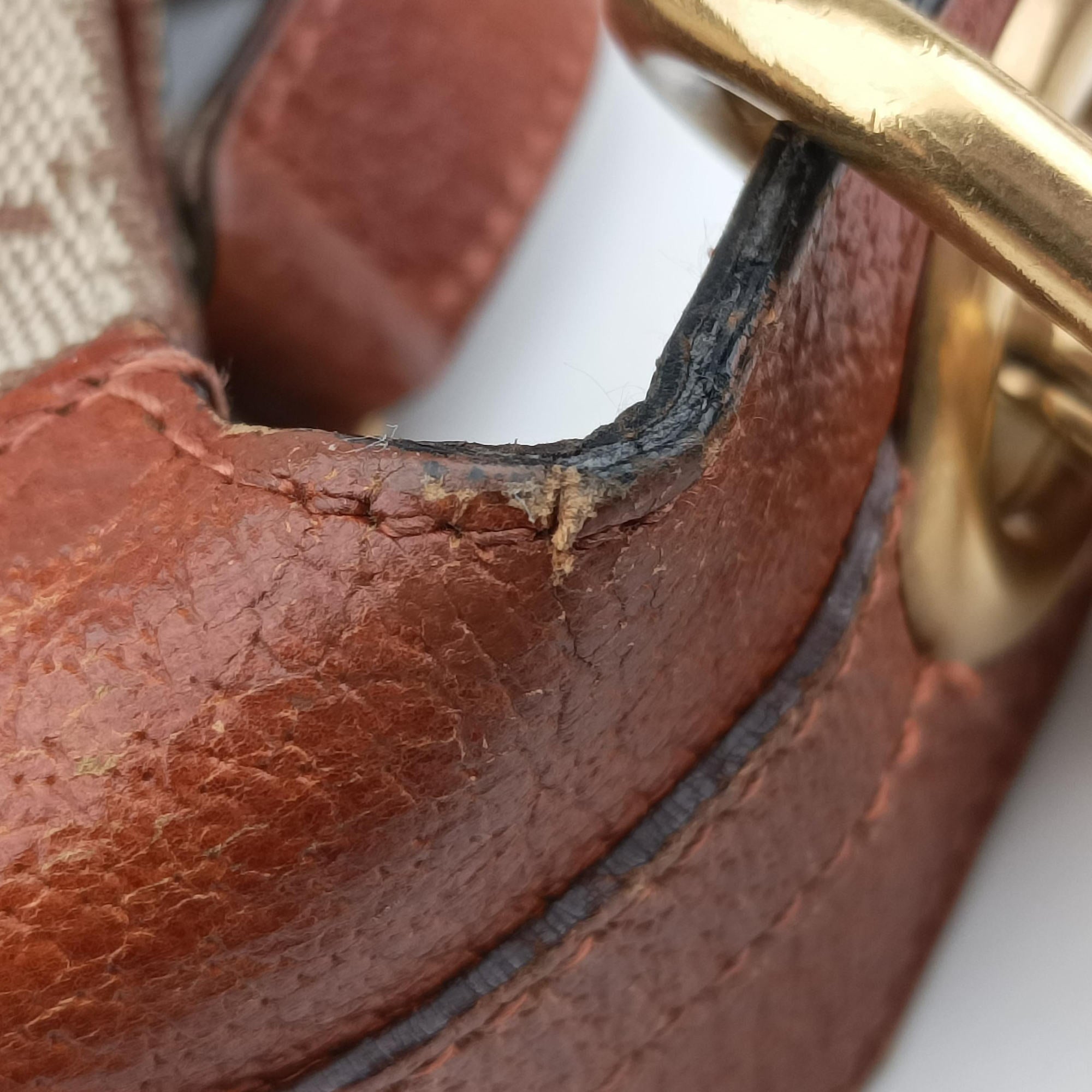 Pre-owned Gucci Piston Lock Jackie Hobo Beige x Brown canvas×leather 120885 shoulderbag | stylenewstar