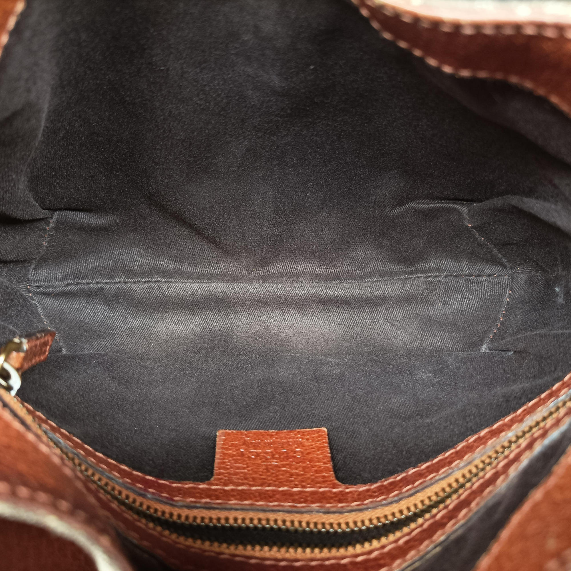 Pre-owned Gucci Piston Lock Jackie Hobo Beige x Brown canvas×leather 120885 shoulderbag | stylenewstar