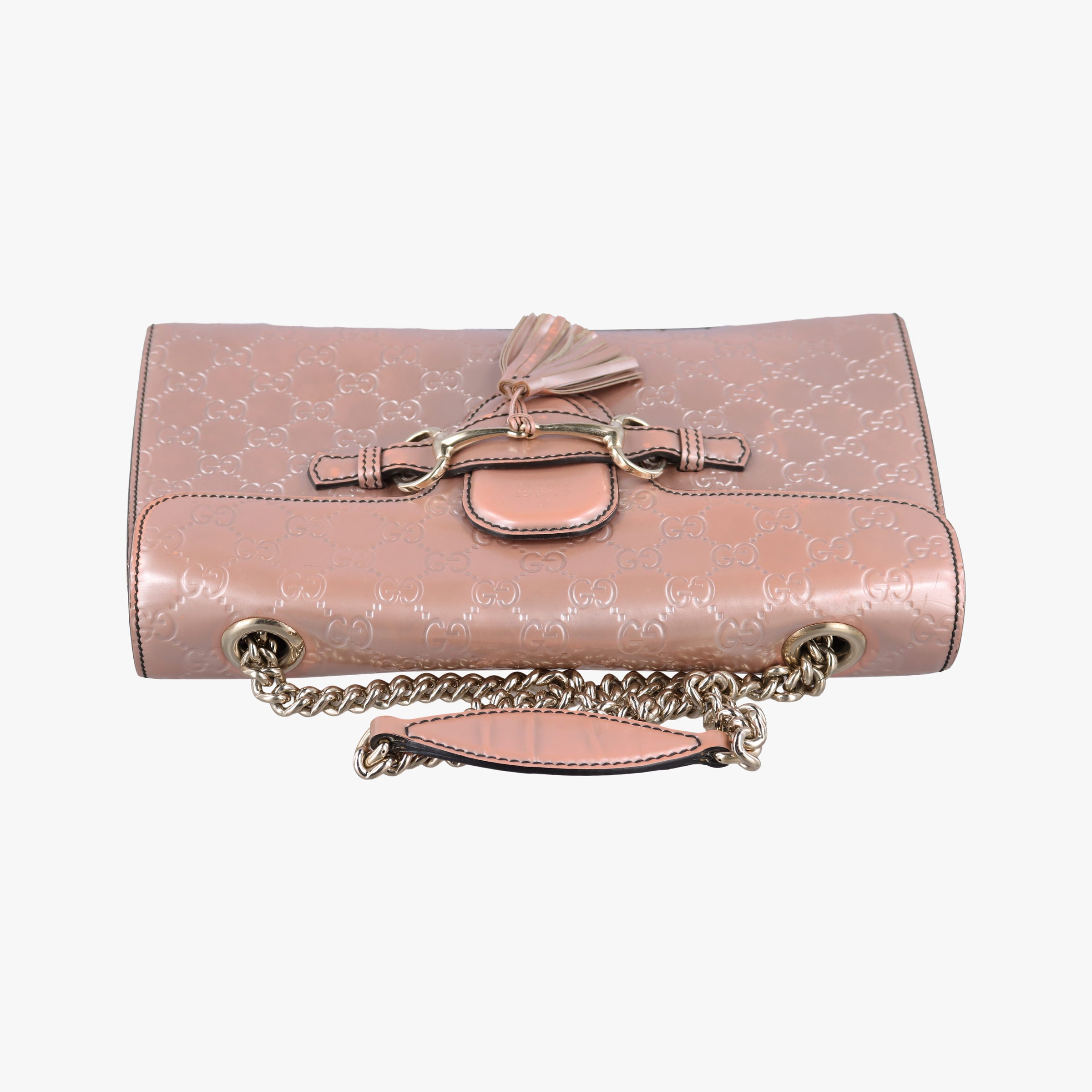 Vintage Gucci Emily Pink Patent Leather 295402 shoulderbag | stylenewstar