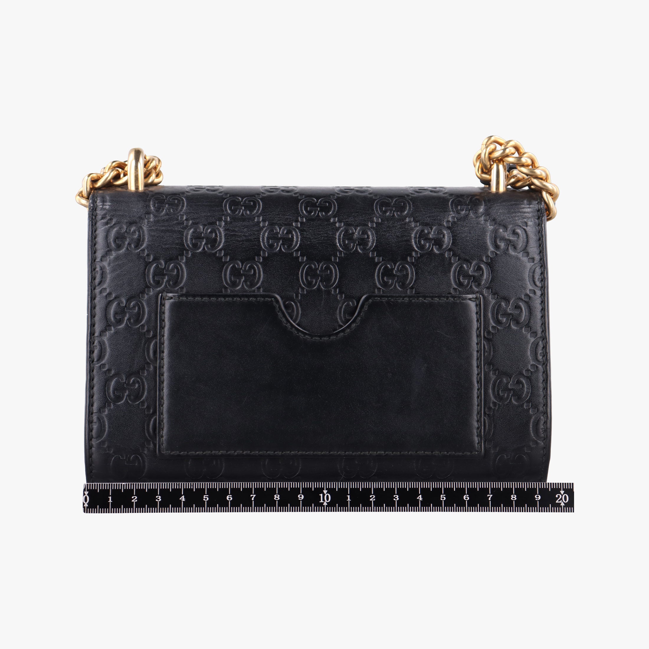 Pre-owned Gucci Padlock Black Leather 409487 shoulderbag | stylenewstar