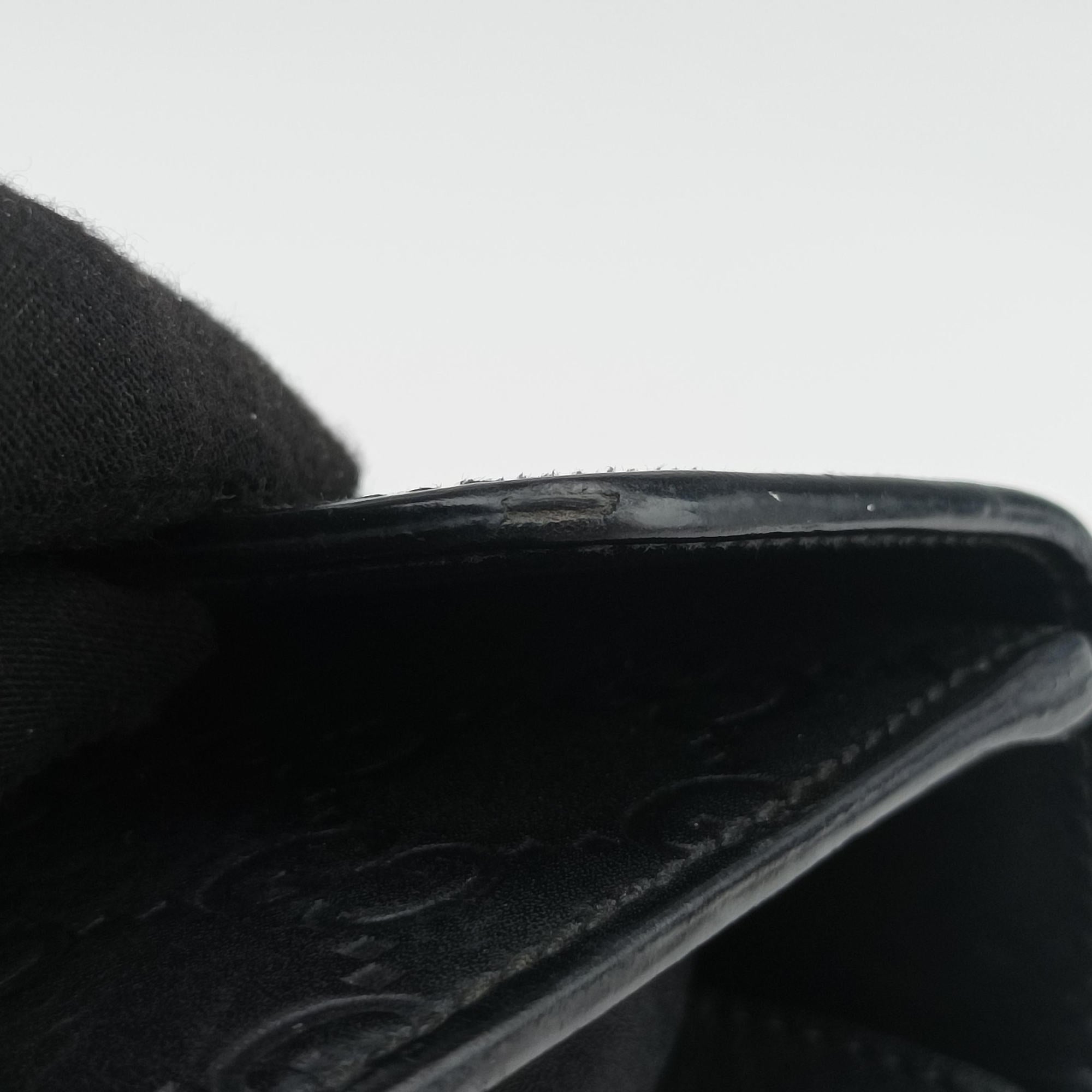 Pre-owned Gucci Padlock Black Leather 409487 shoulderbag | stylenewstar