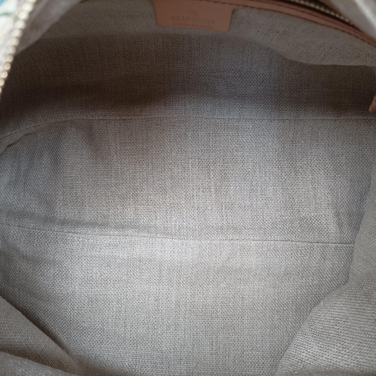 Pre-owned Gucci horsebit hobo White×Multicolour canvas×leather 115867 handbag | stylenewstar