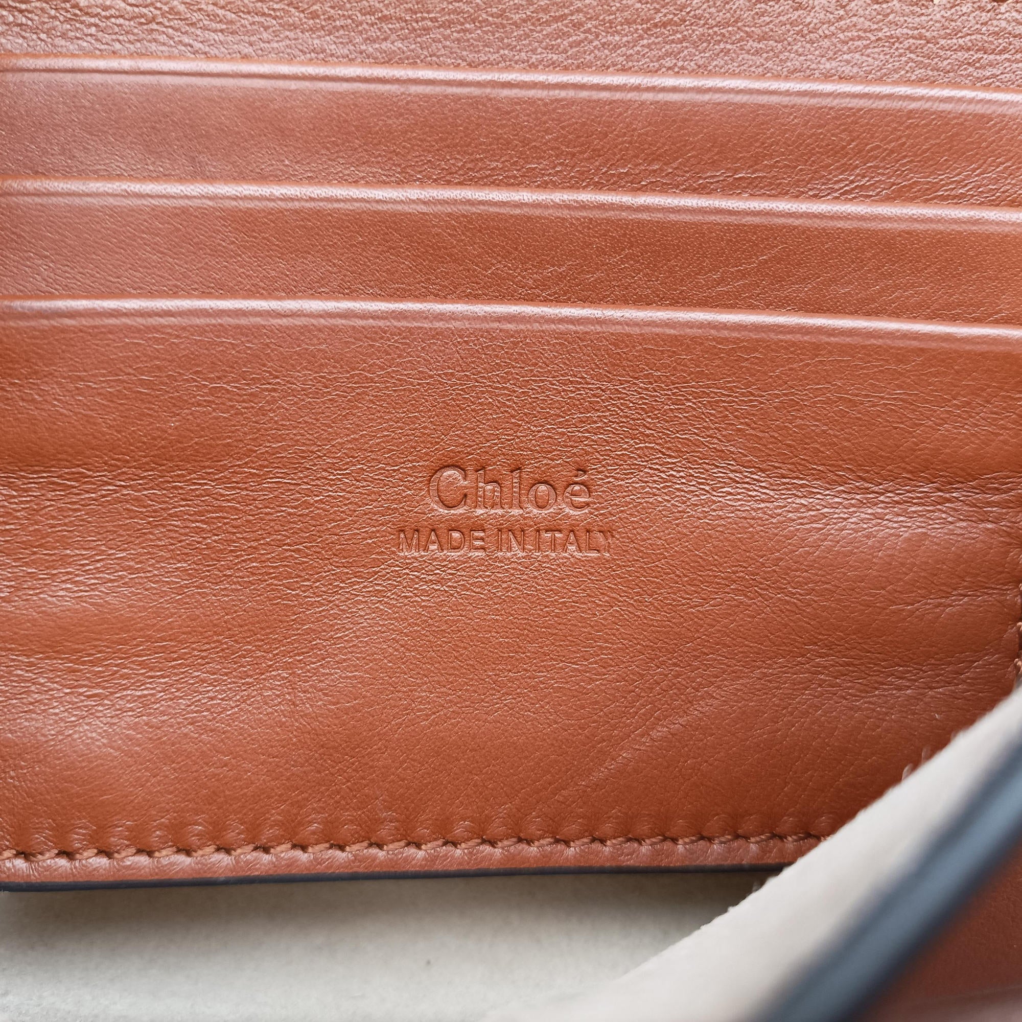 Secondhand Chloe FAYE Brown Suede × leather  shoulderbag | stylenewstar