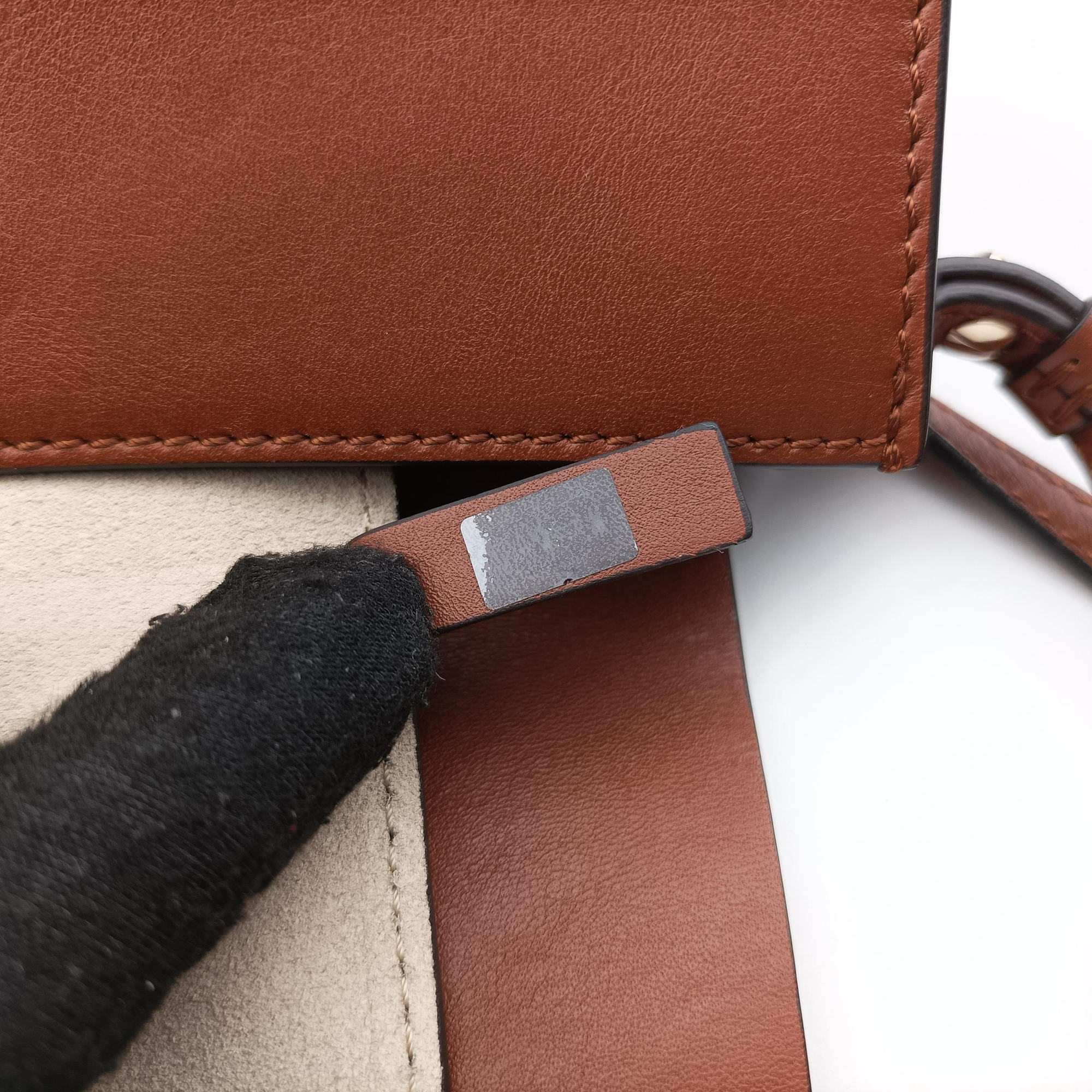 Secondhand Chloe FAYE Brown Suede × leather  shoulderbag | stylenewstar