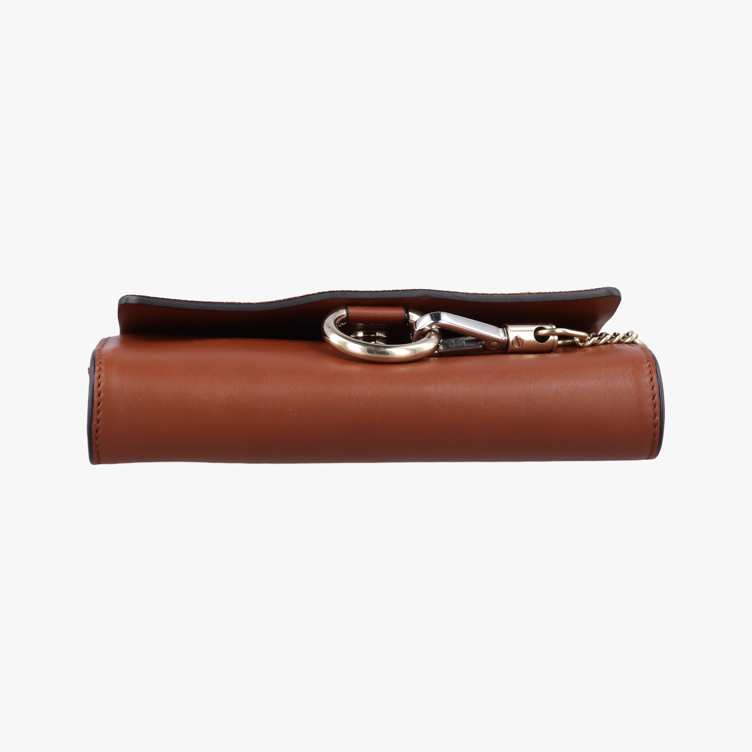 Secondhand Chloe FAYE Brown Suede × leather  shoulderbag | stylenewstar