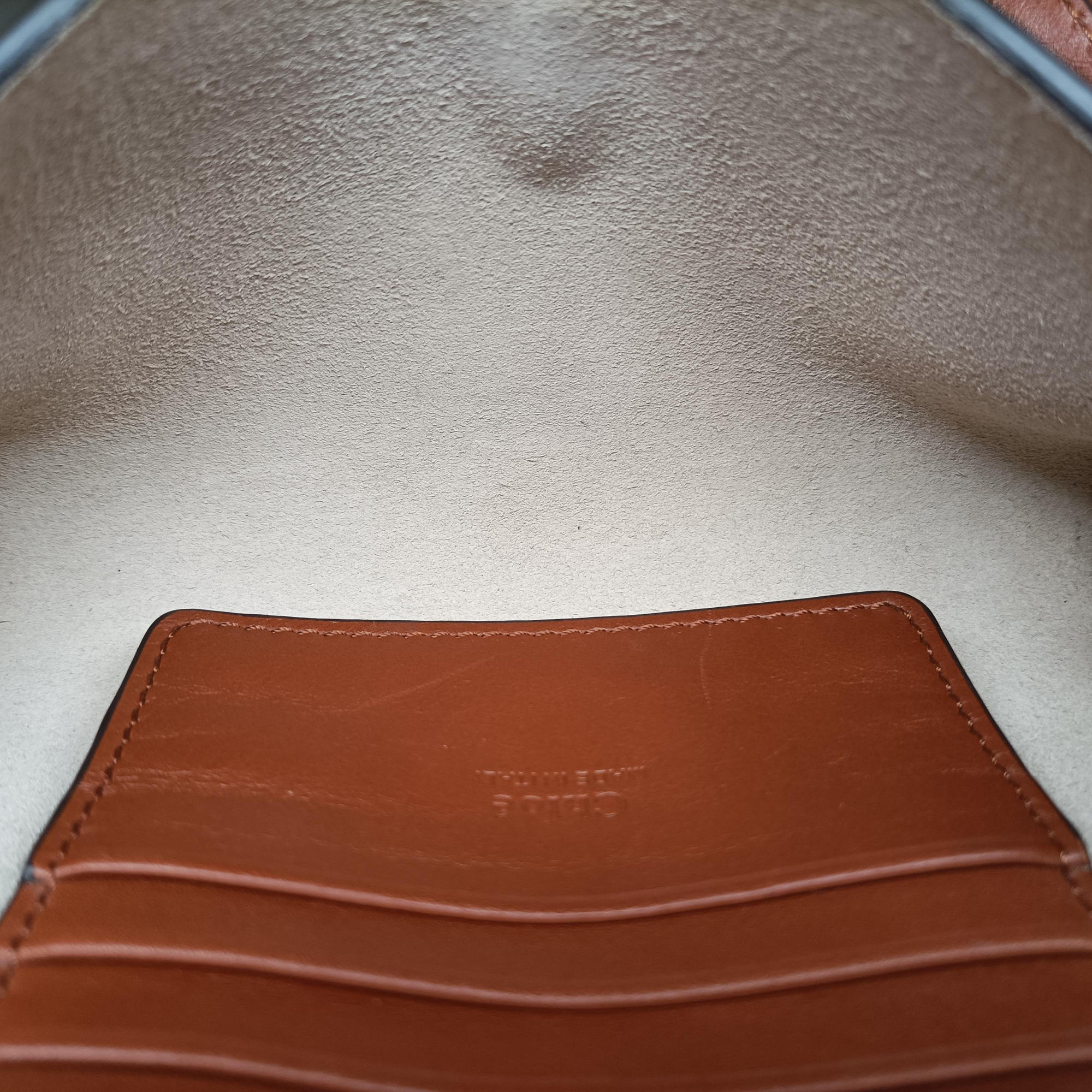 Secondhand Chloe FAYE Brown Suede × leather  shoulderbag | stylenewstar