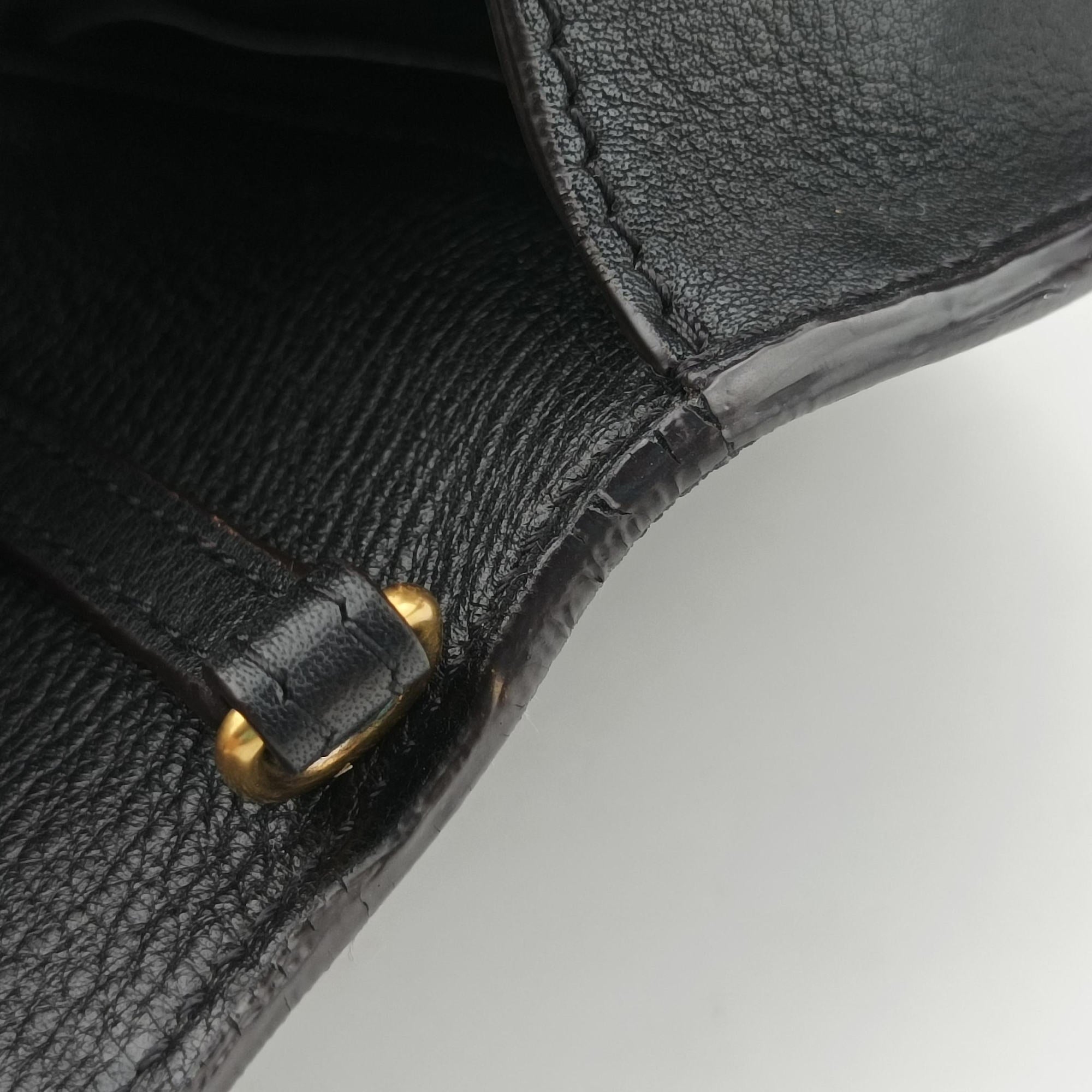 Vintage Chloe Nile Minaudiere Black Leather  shoulderbag | stylenewstar