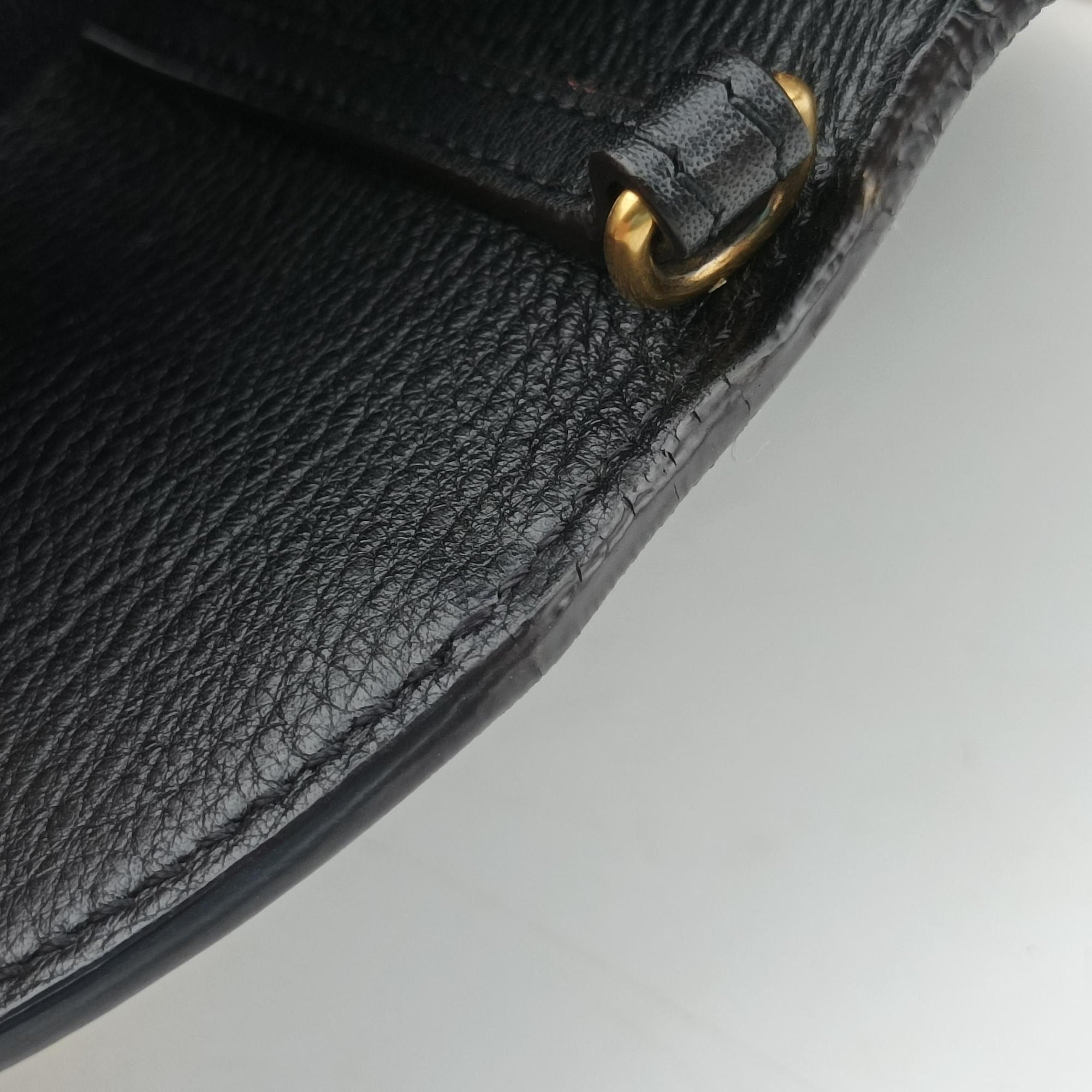 Vintage Chloe Nile Minaudiere Black Leather  shoulderbag | stylenewstar