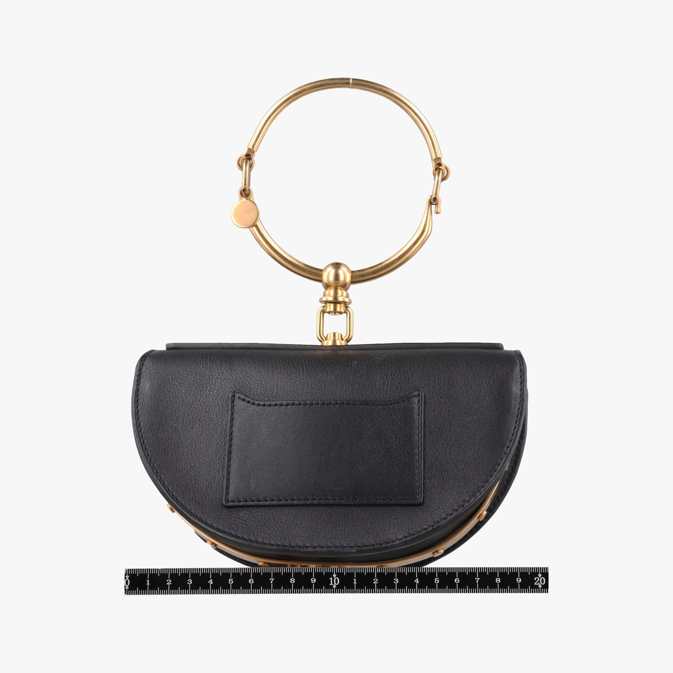 Vintage Chloe Nile Minaudiere Black Leather  shoulderbag | stylenewstar