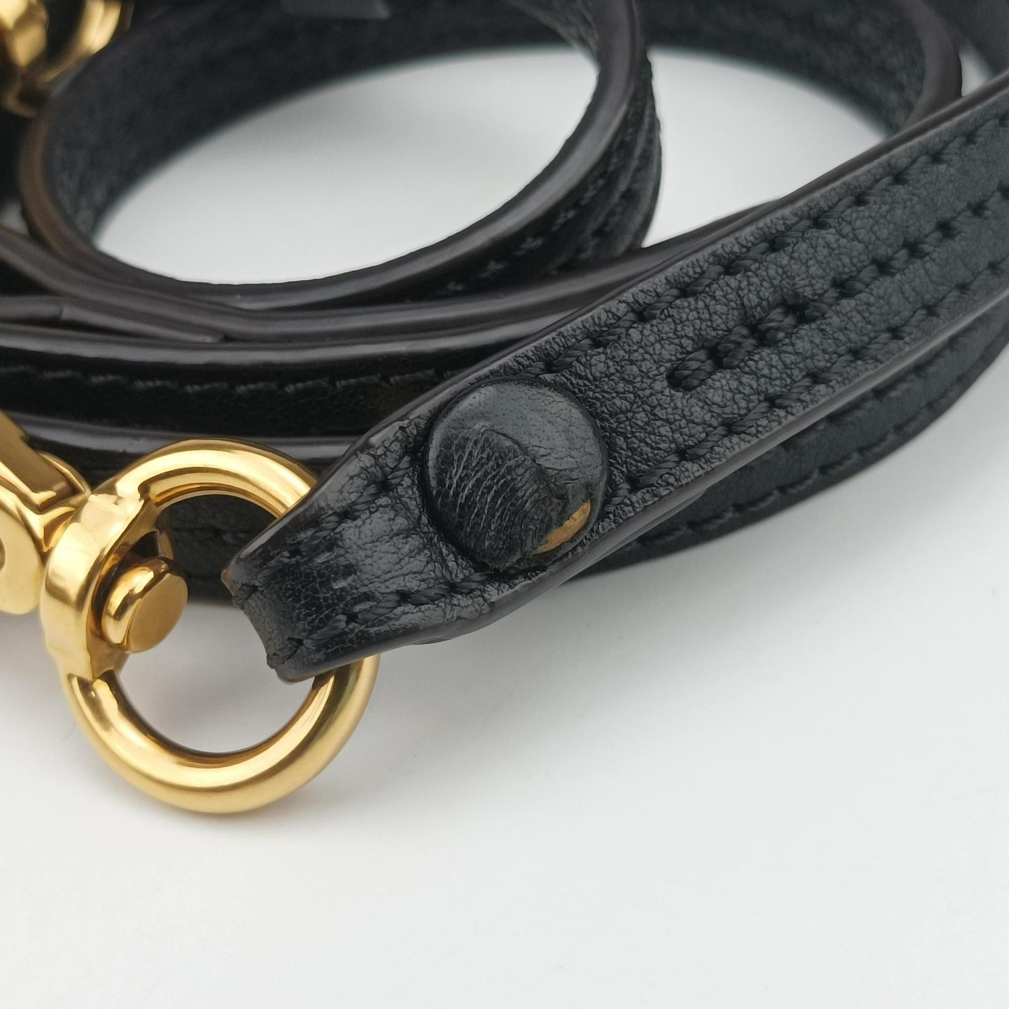Vintage Chloe Nile Minaudiere Black Leather  shoulderbag | stylenewstar