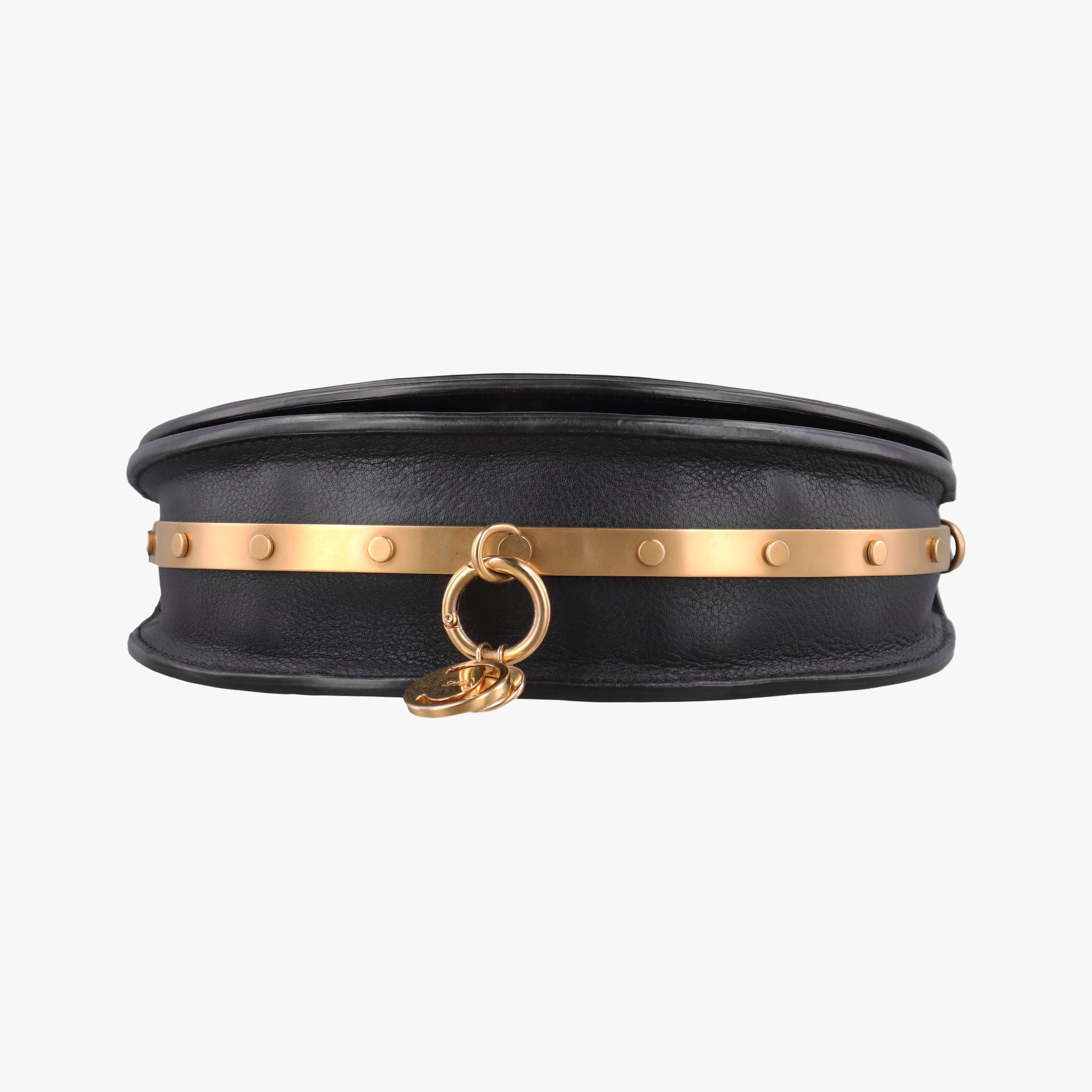 Vintage Chloe Nile Minaudiere Black Leather  shoulderbag | stylenewstar