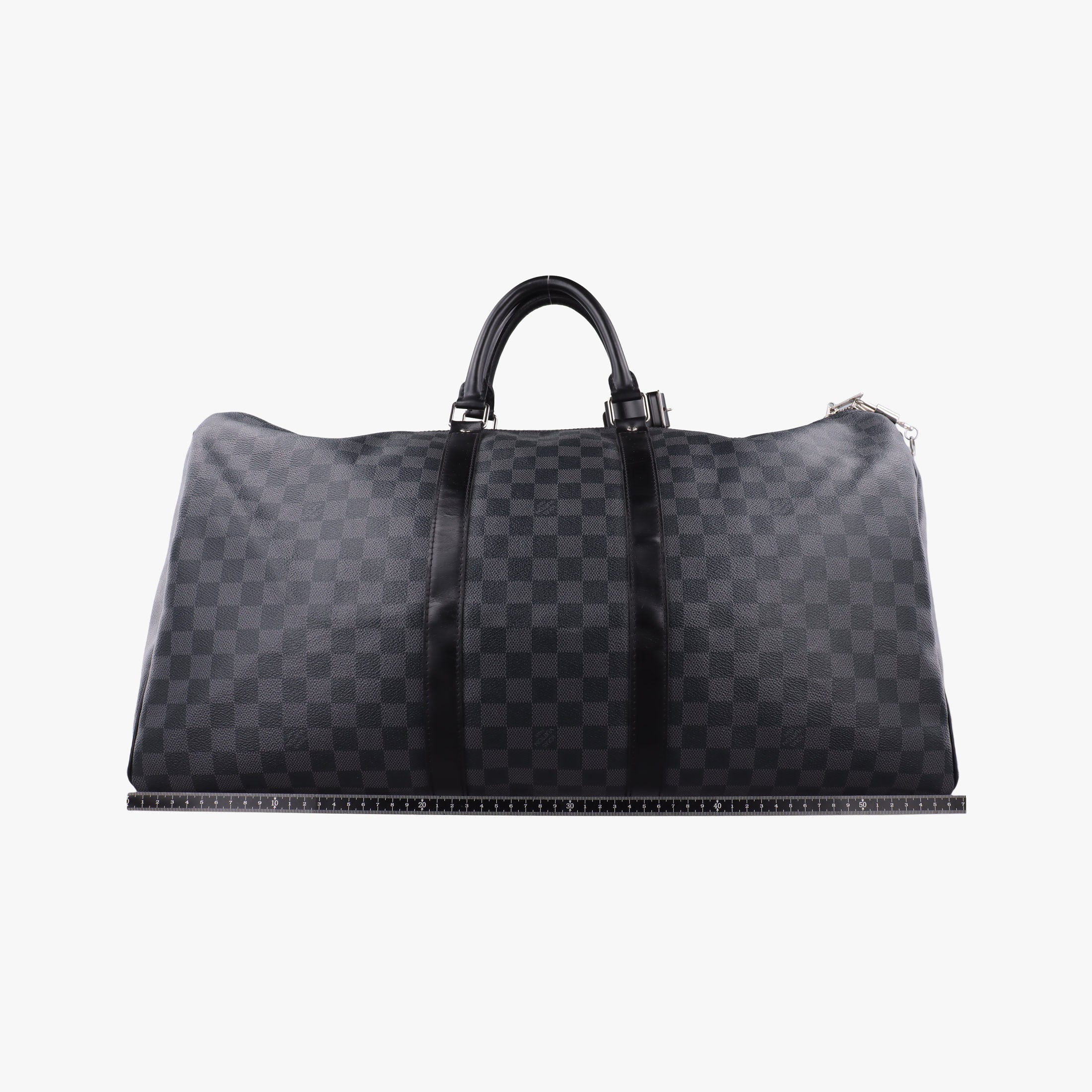 Secondhand Louis Vuitton Keepall Bandouliere 45 Noir Damier Graphite N41418 shoulderbag | stylenewstar
