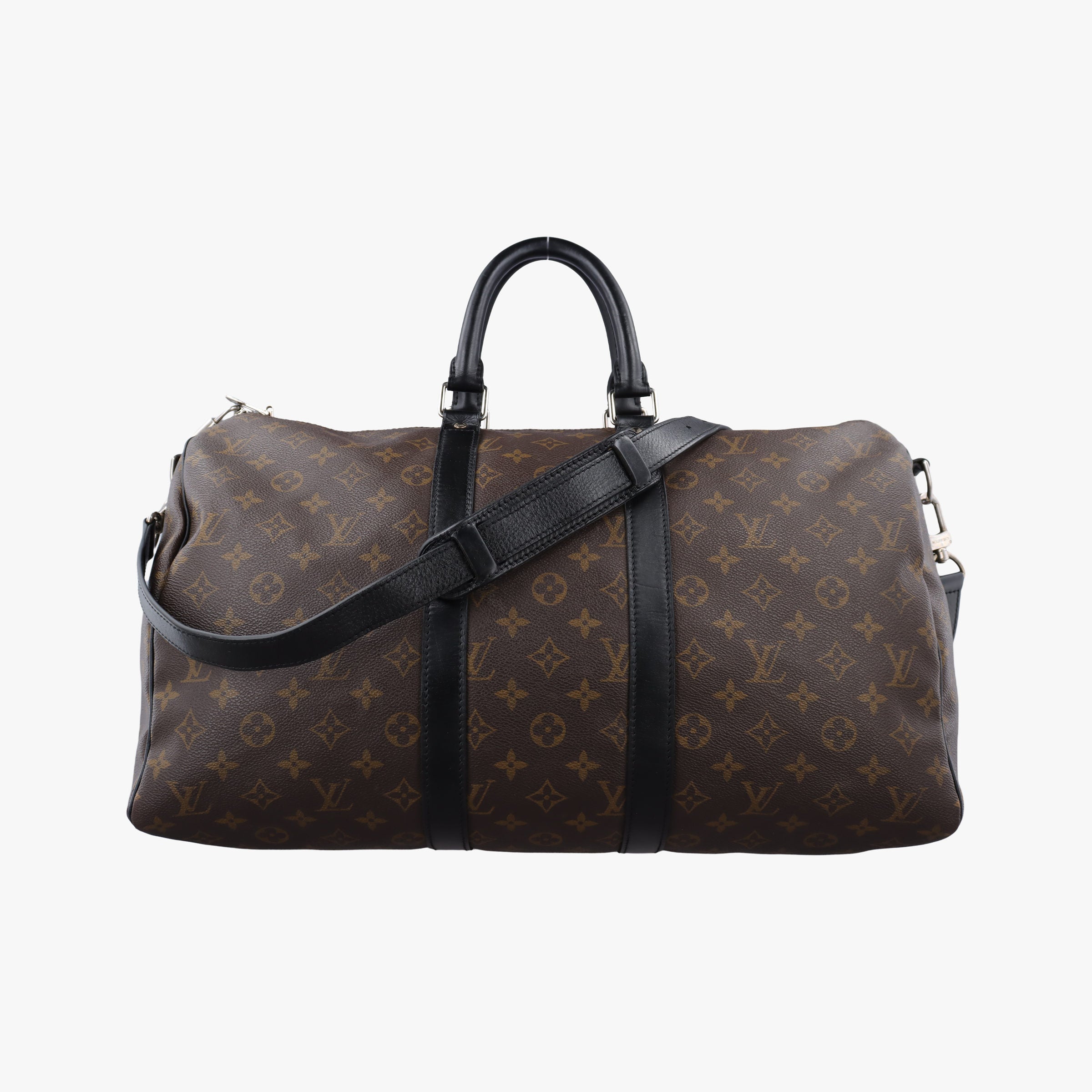 Pre-owned Louis Vuitton Keepall Bandouliere 45 Monogram Eclipse Monogram Eclipse Canvas M56711 shoulderbag | stylenewstar