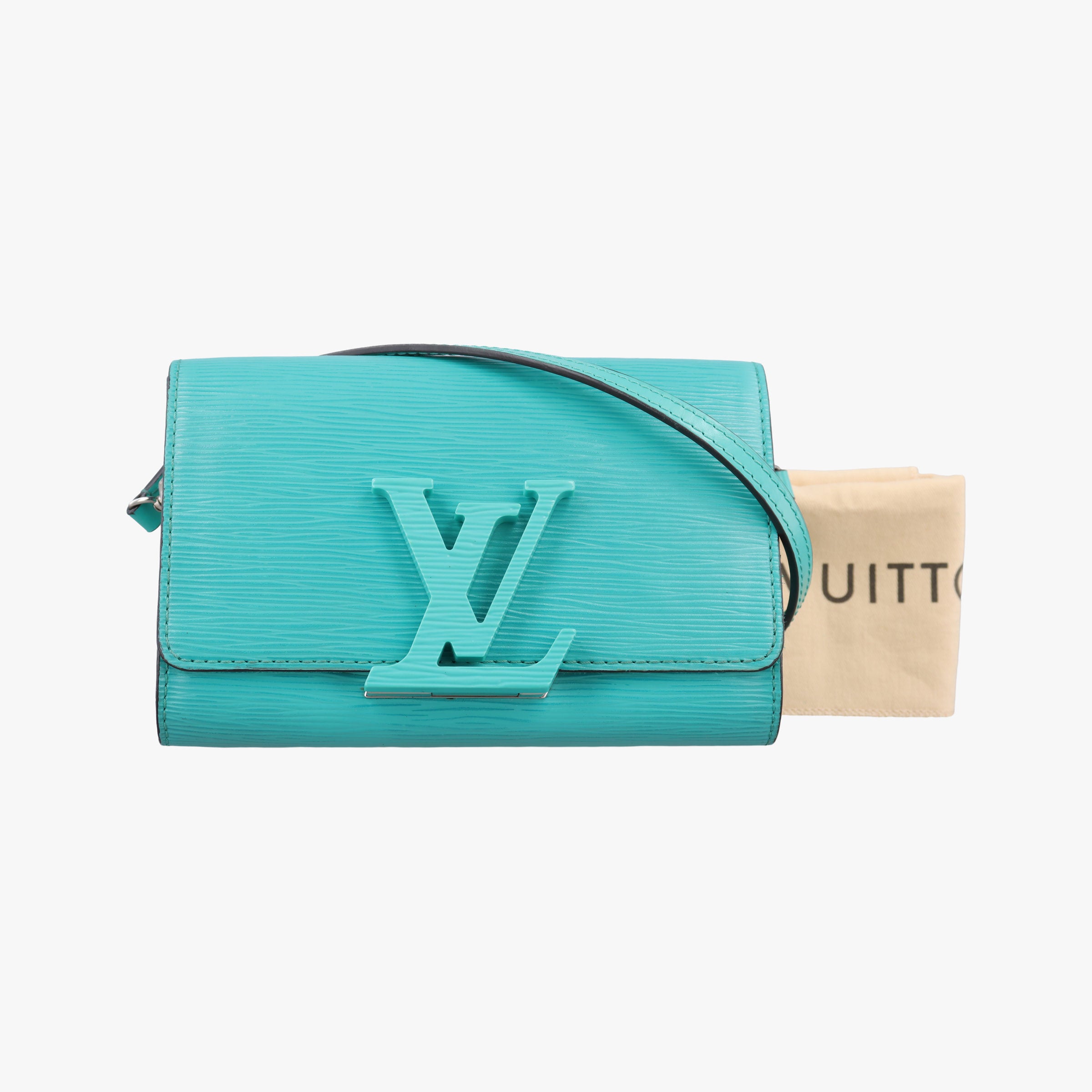 Secondhand Louis Vuitton Pochette Louise PM Blue EPI M50285 shoulderbag | stylenewstar