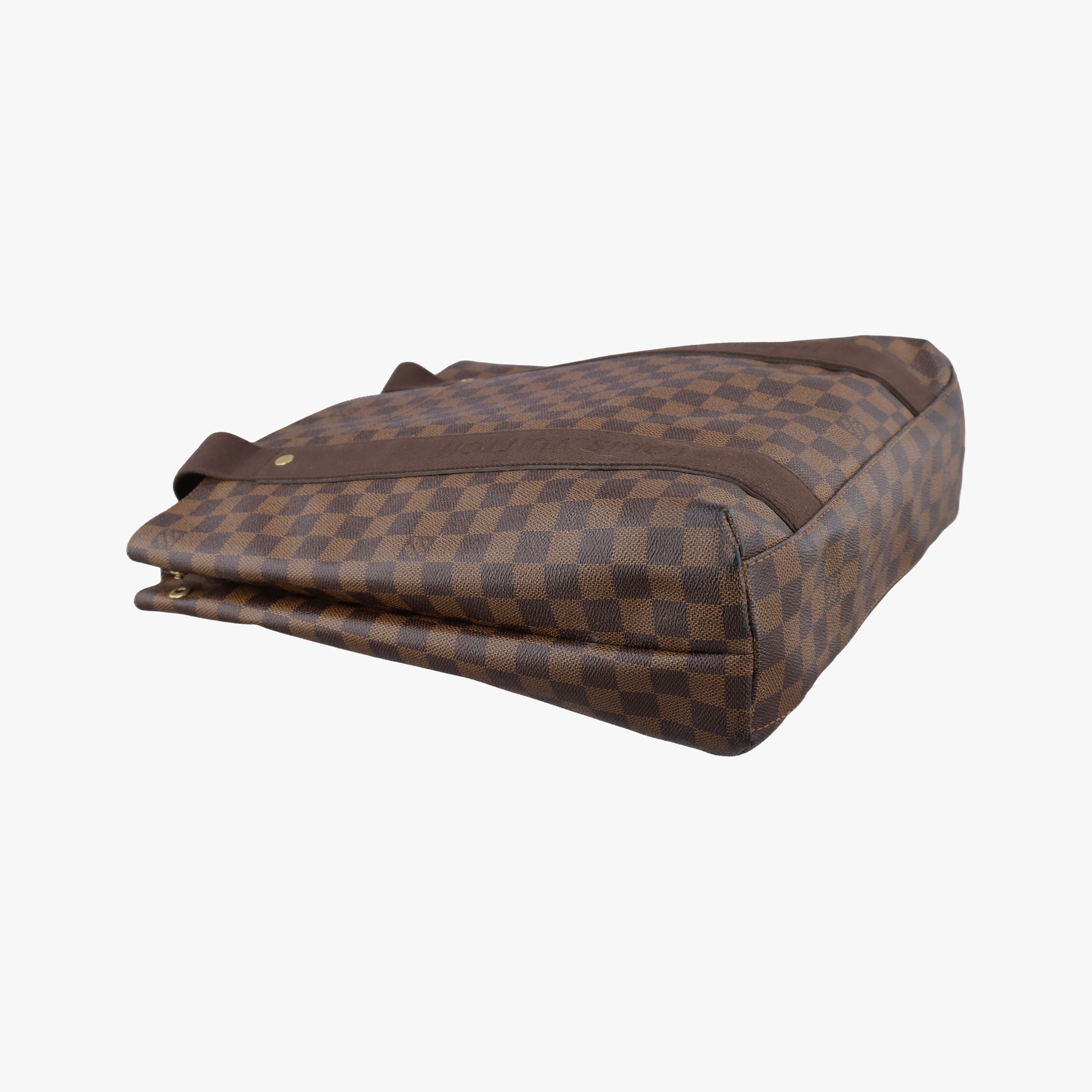 Pre-owned Louis Vuitton Cabas Bobur EBENE Damier Canvas N52006 handbag | stylenewstar