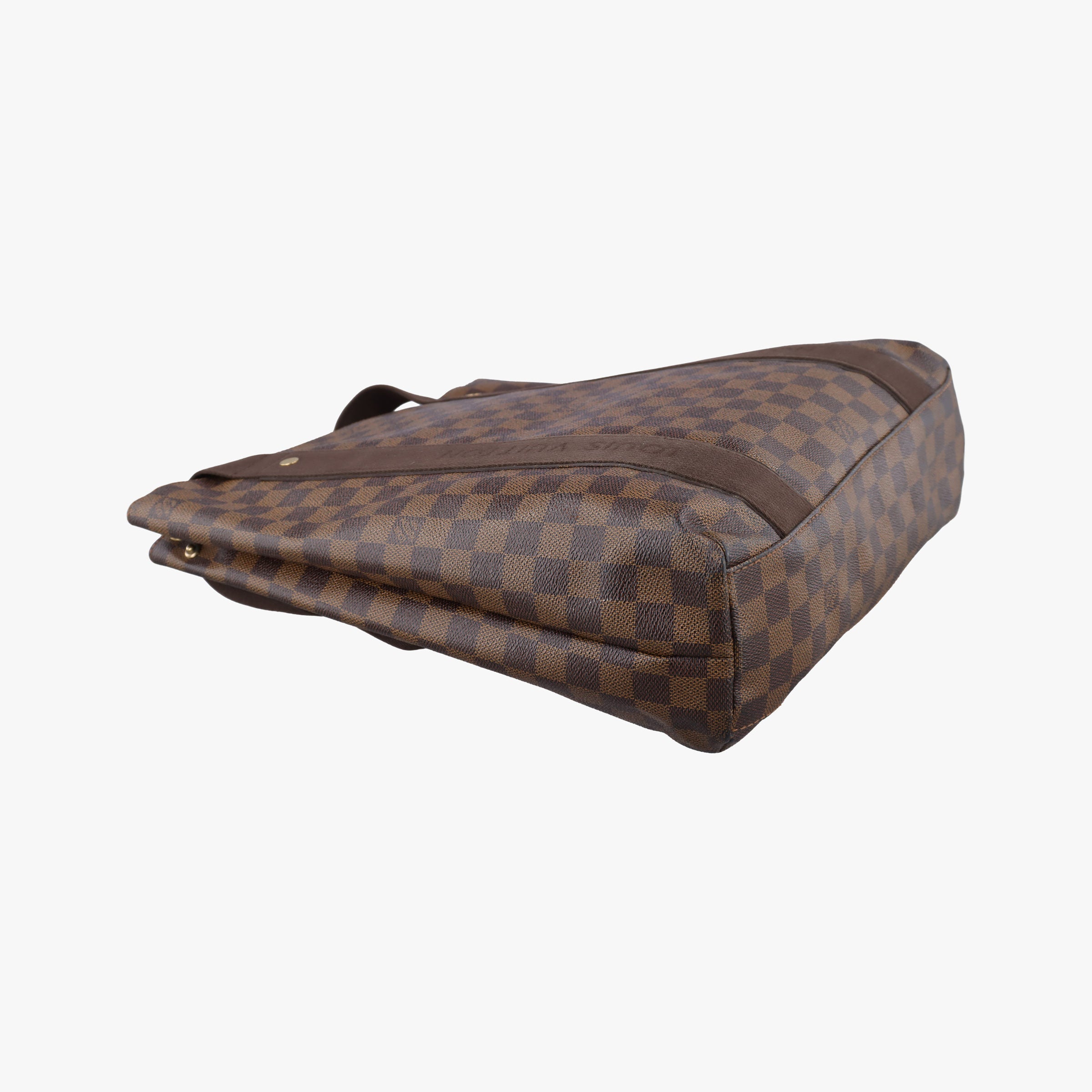 Pre-owned Louis Vuitton Cabas Bobur EBENE Damier Canvas N52006 handbag | stylenewstar