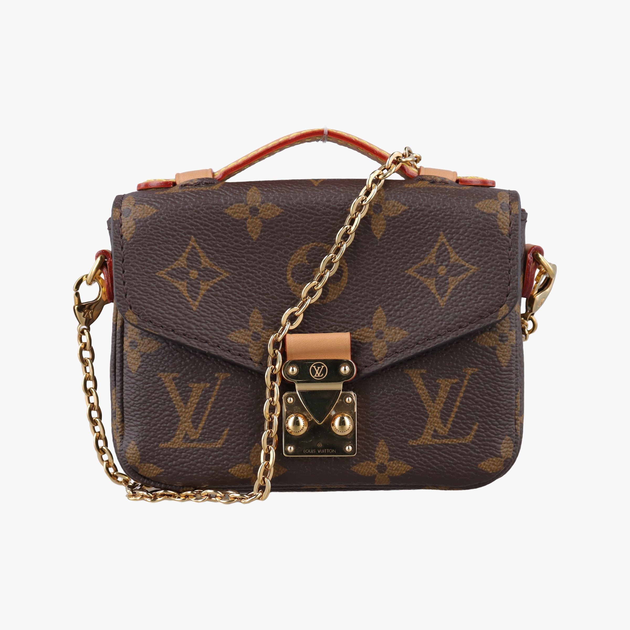 Pre-owned Louis Vuitton Micro Metis Brown Monogram Canvas M81267 shoulderbag | stylenewstar