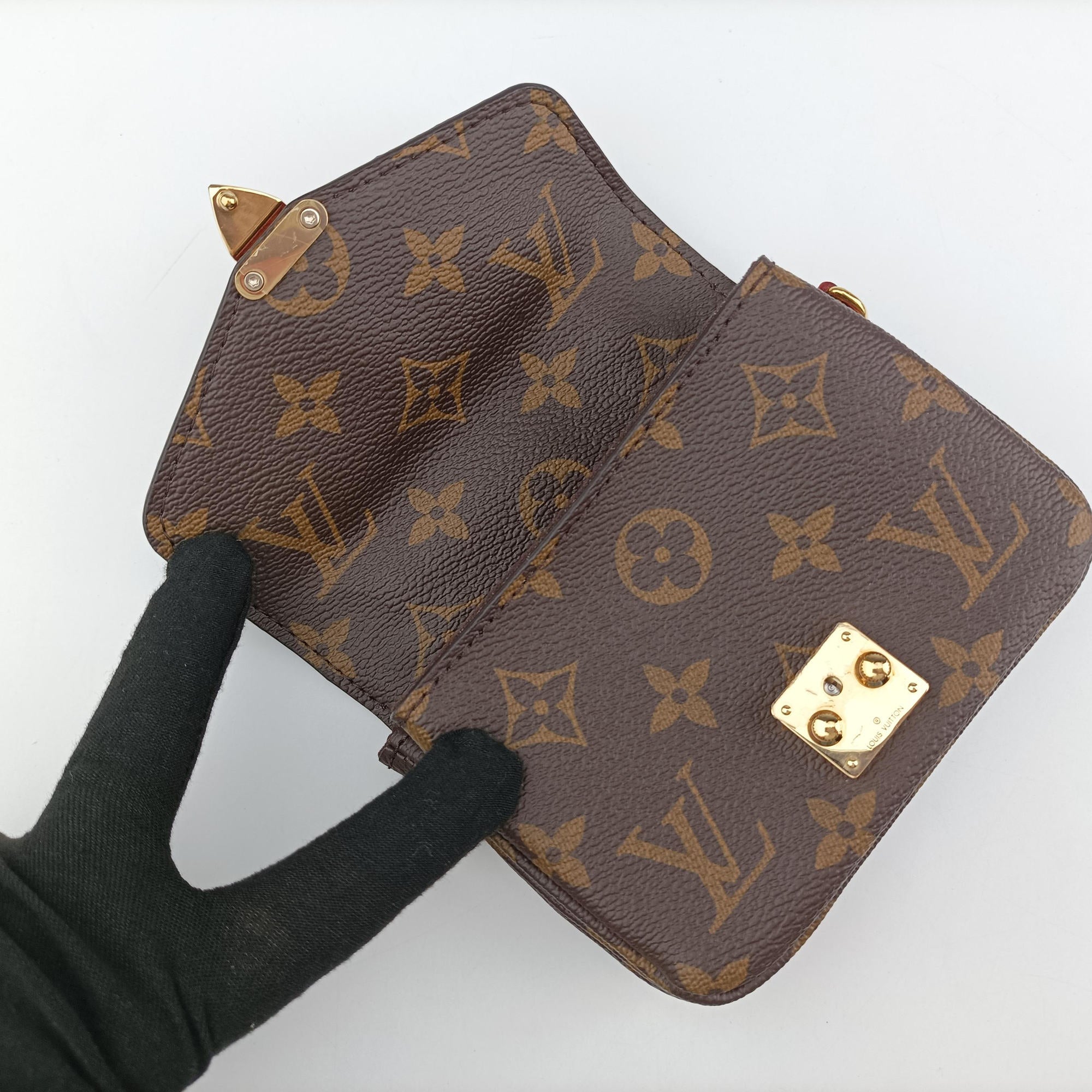 Pre-owned Louis Vuitton Micro Metis Brown Monogram Canvas M81267 shoulderbag | stylenewstar