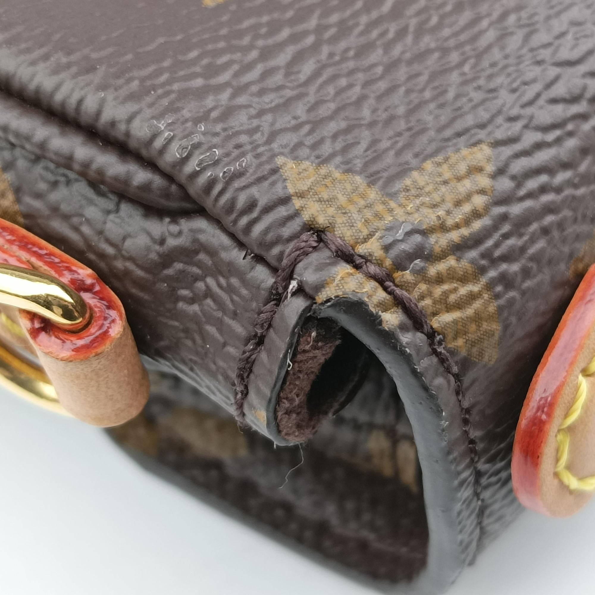 Pre-owned Louis Vuitton Micro Metis Brown Monogram Canvas M81267 shoulderbag | stylenewstar