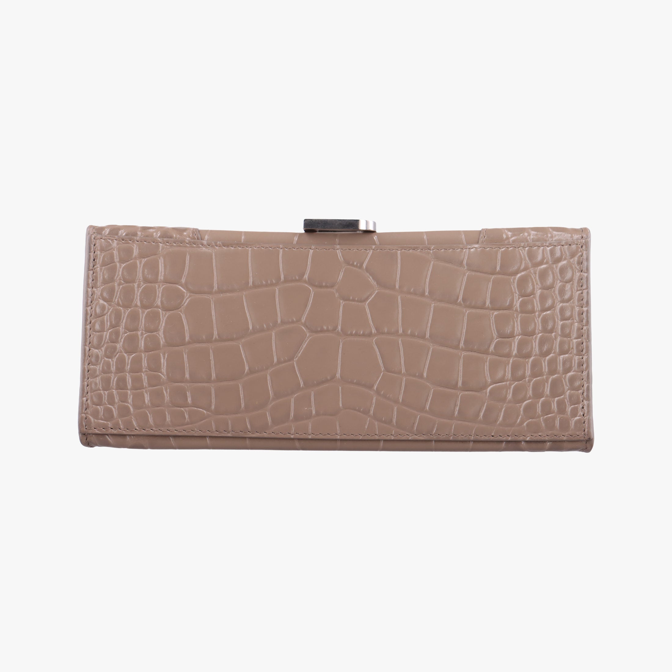 Pre-owned Balenciaga Hourglass Brown leather  shoulderbag | stylenewstar