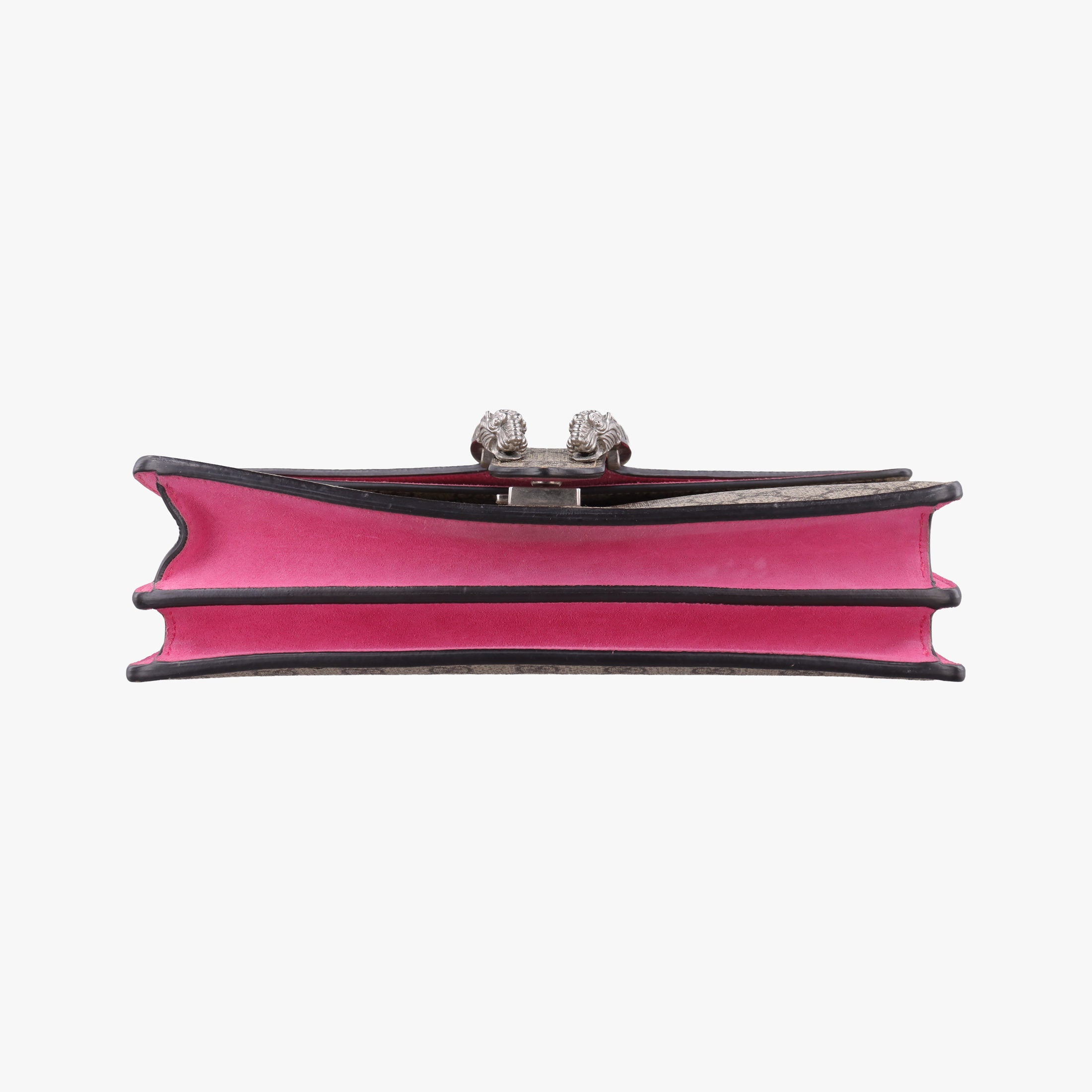 Pre-owned Gucci Dionysus Brown×pink PVC coated canvas×suede 400249 shoulderbag | stylenewstar