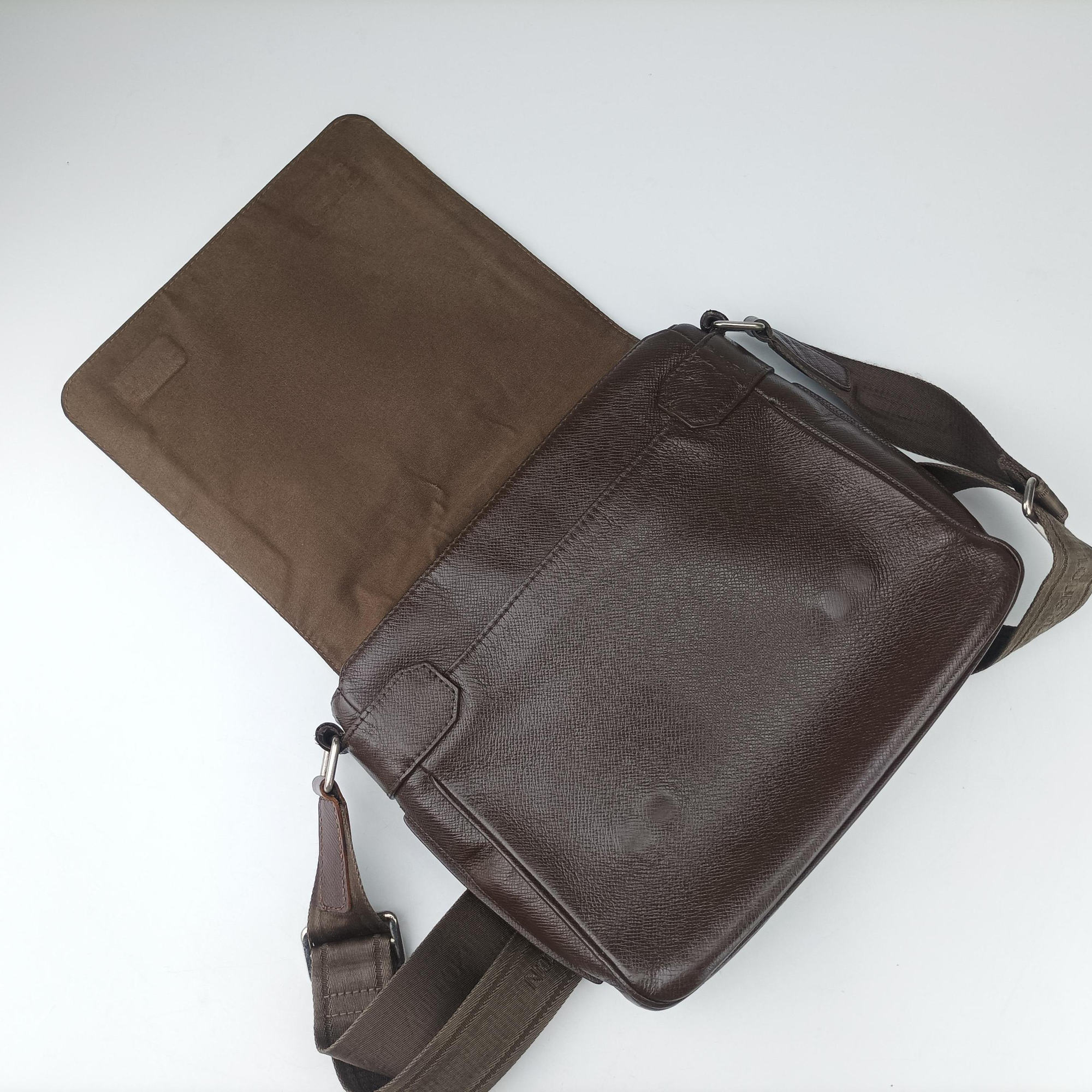 Vintage Louis Vuitton Abbesses Messenger Brown Monogram Coated Canvas × Leather M45257 shoulderbag | stylenewstar