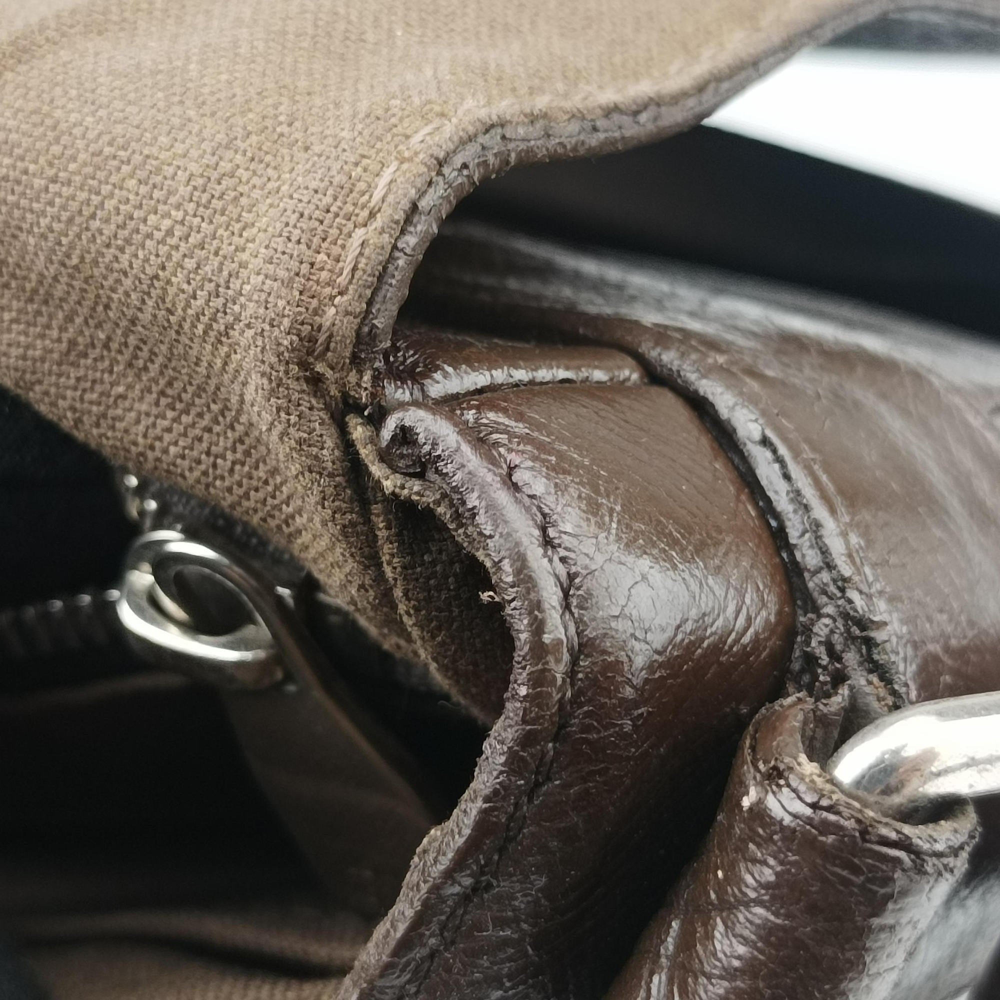Vintage Louis Vuitton Abbesses Messenger Brown Monogram Coated Canvas × Leather M45257 shoulderbag | stylenewstar