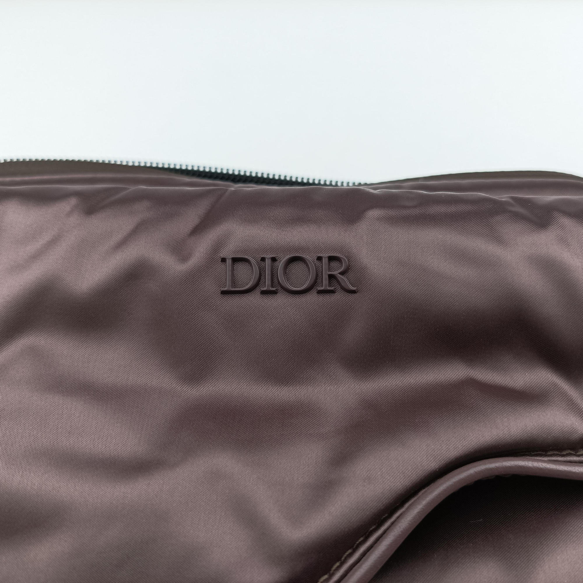 Pre-owned Christian Dior Saddle Brown nylon  bum bag/waist bag | stylenewstar
