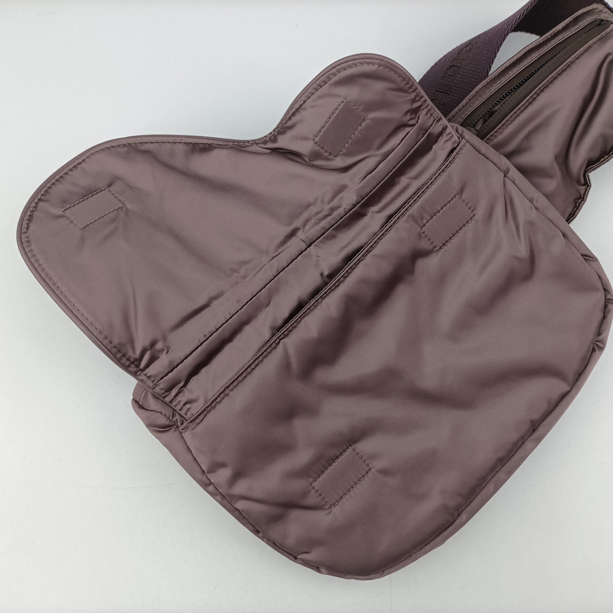 Pre-owned Christian Dior Saddle Brown nylon  bum bag/waist bag | stylenewstar
