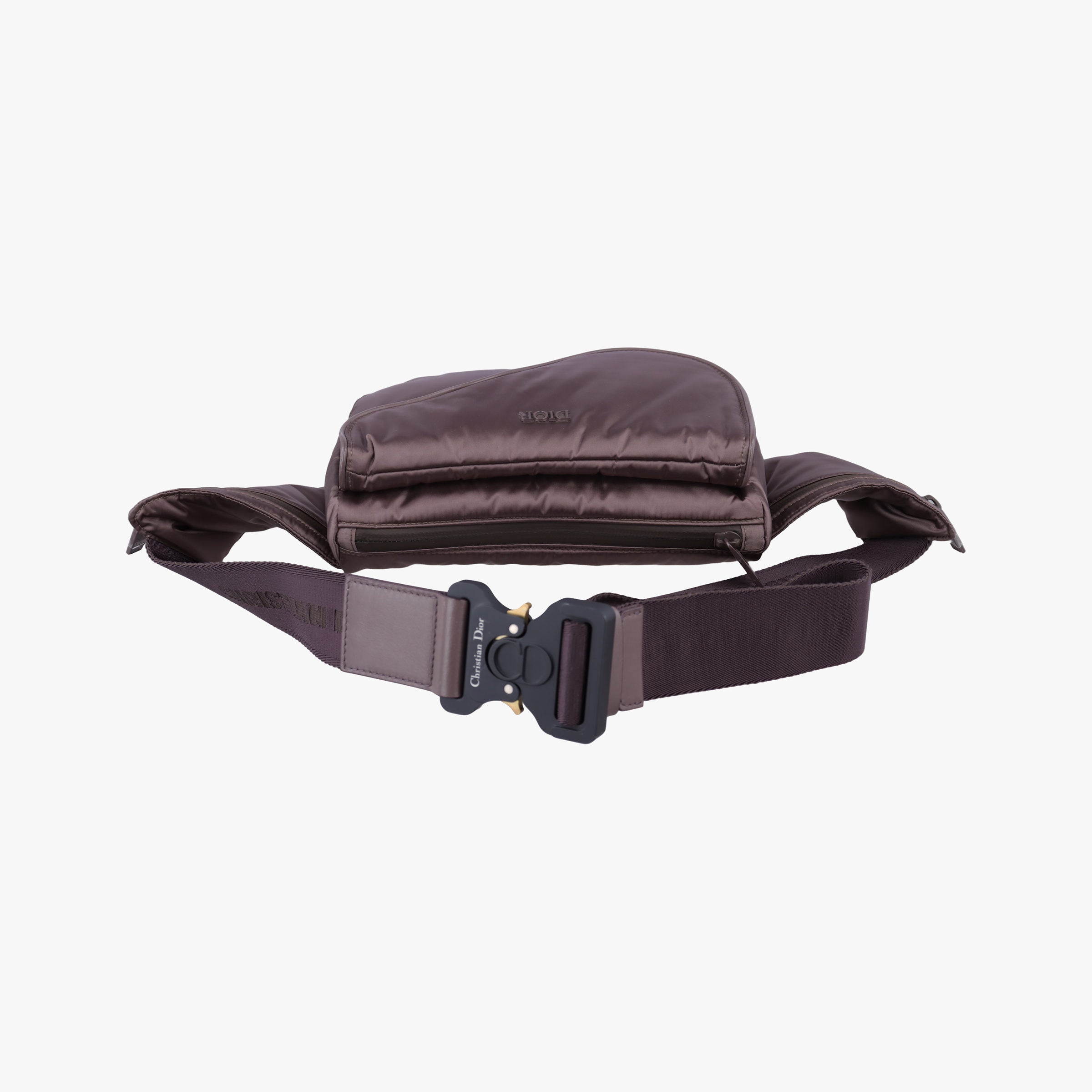 Pre-owned Christian Dior Saddle Brown nylon  bum bag/waist bag | stylenewstar
