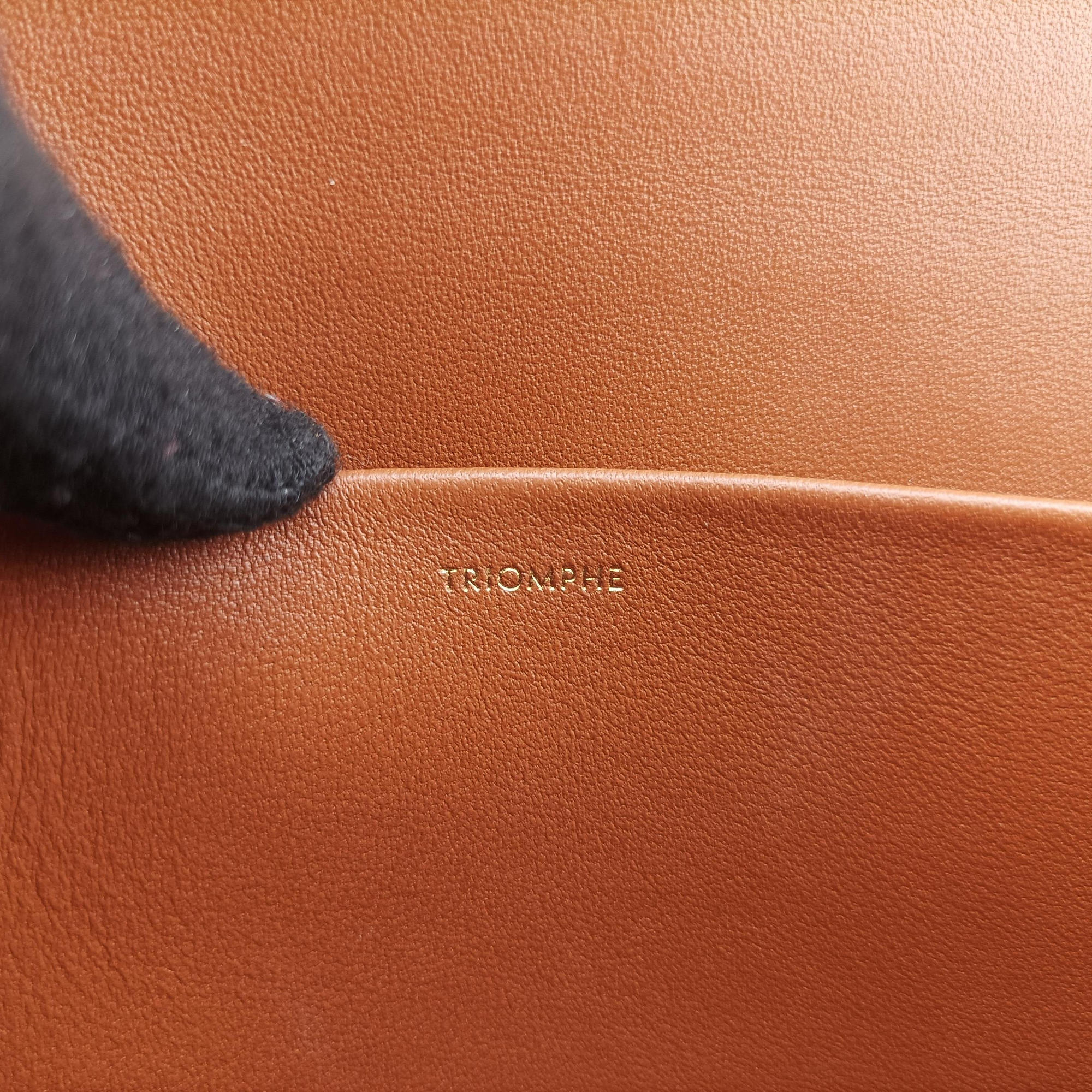 Pre-owned Celine Claude Triomphe Brown PVC coated canvas  shoulderbag | stylenewstar