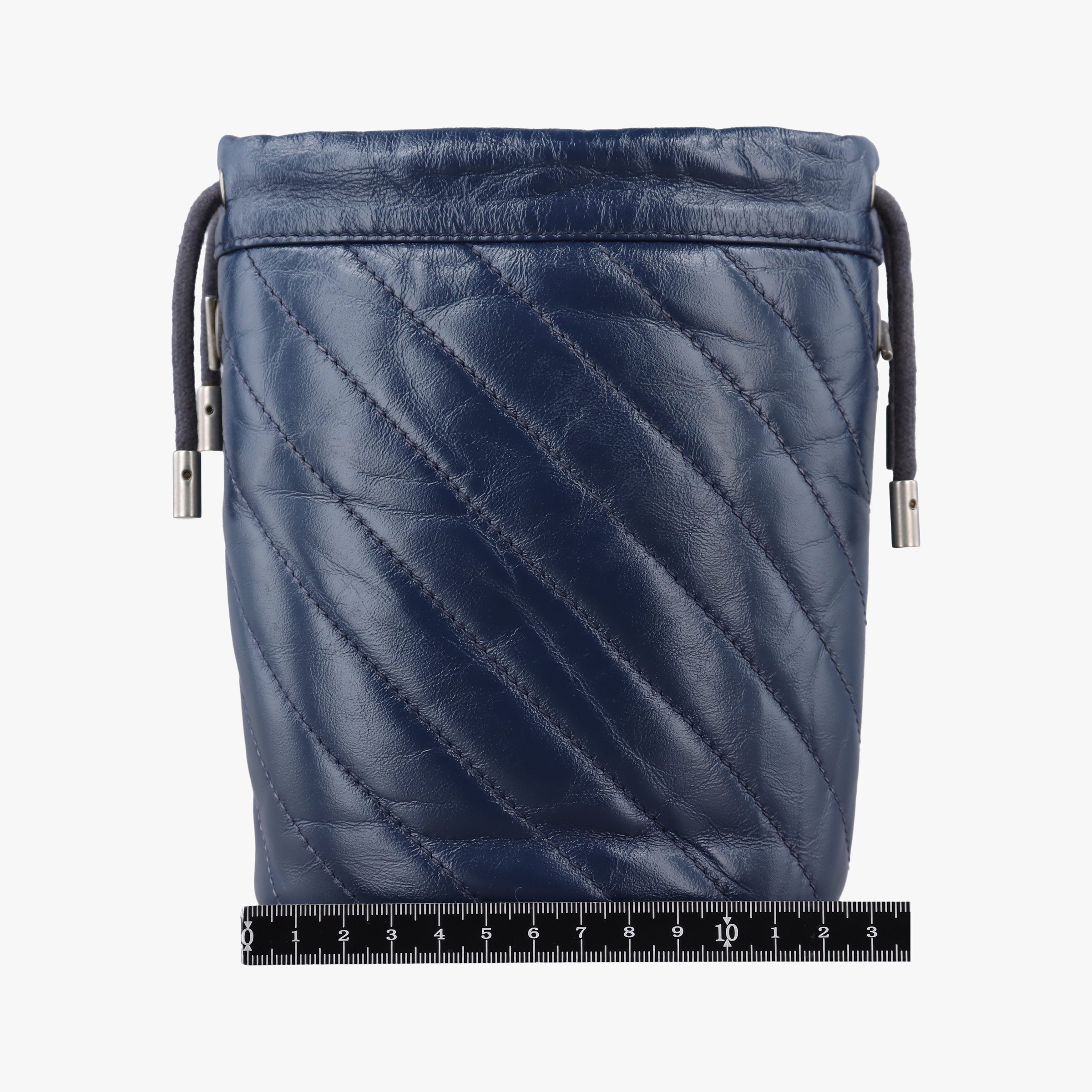 Pre-owned Gucci GG Marmont Blue Leather 573817 shoulderbag | stylenewstar
