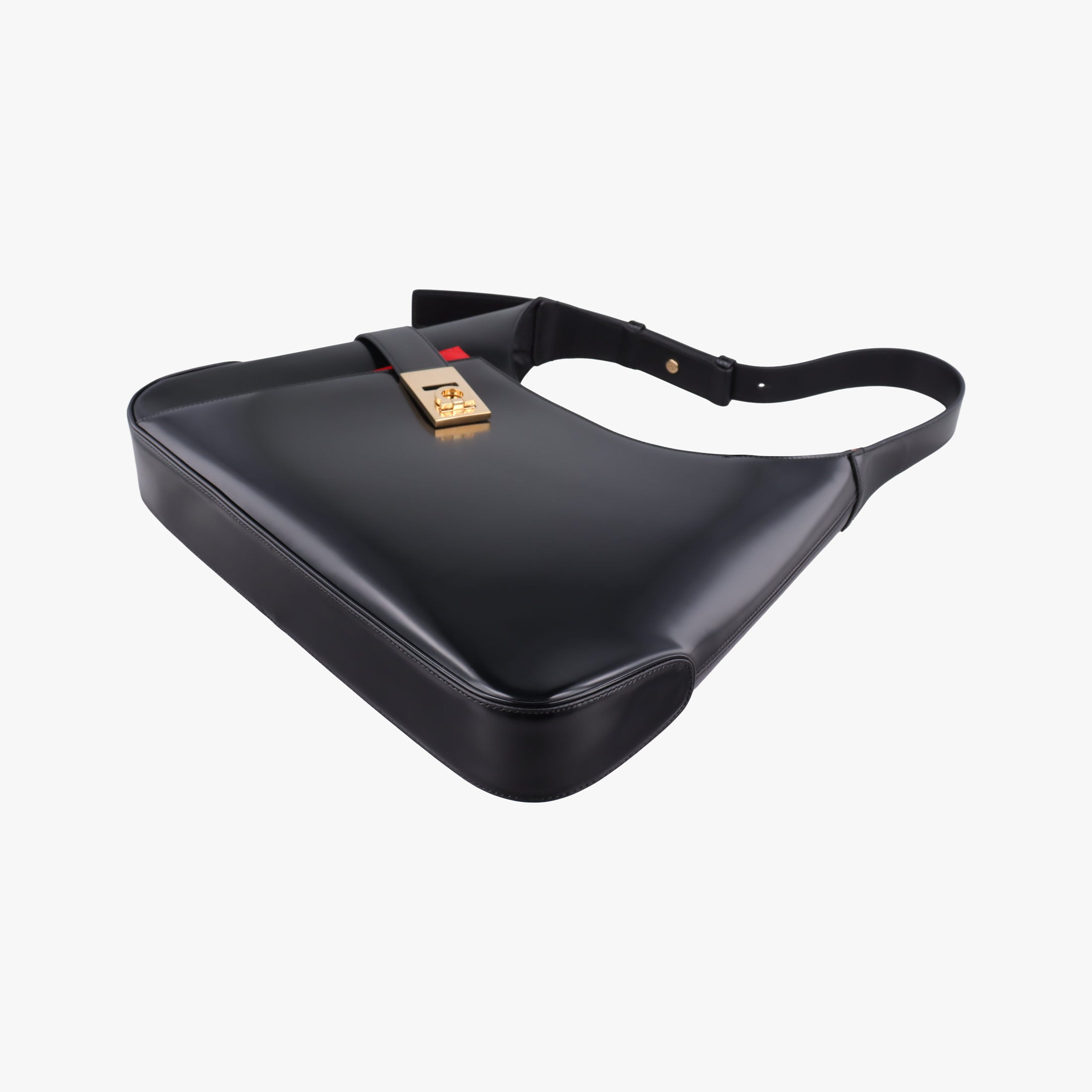 Pre-owned Ferragamo Archive Black Leather  shoulderbag | stylenewstar