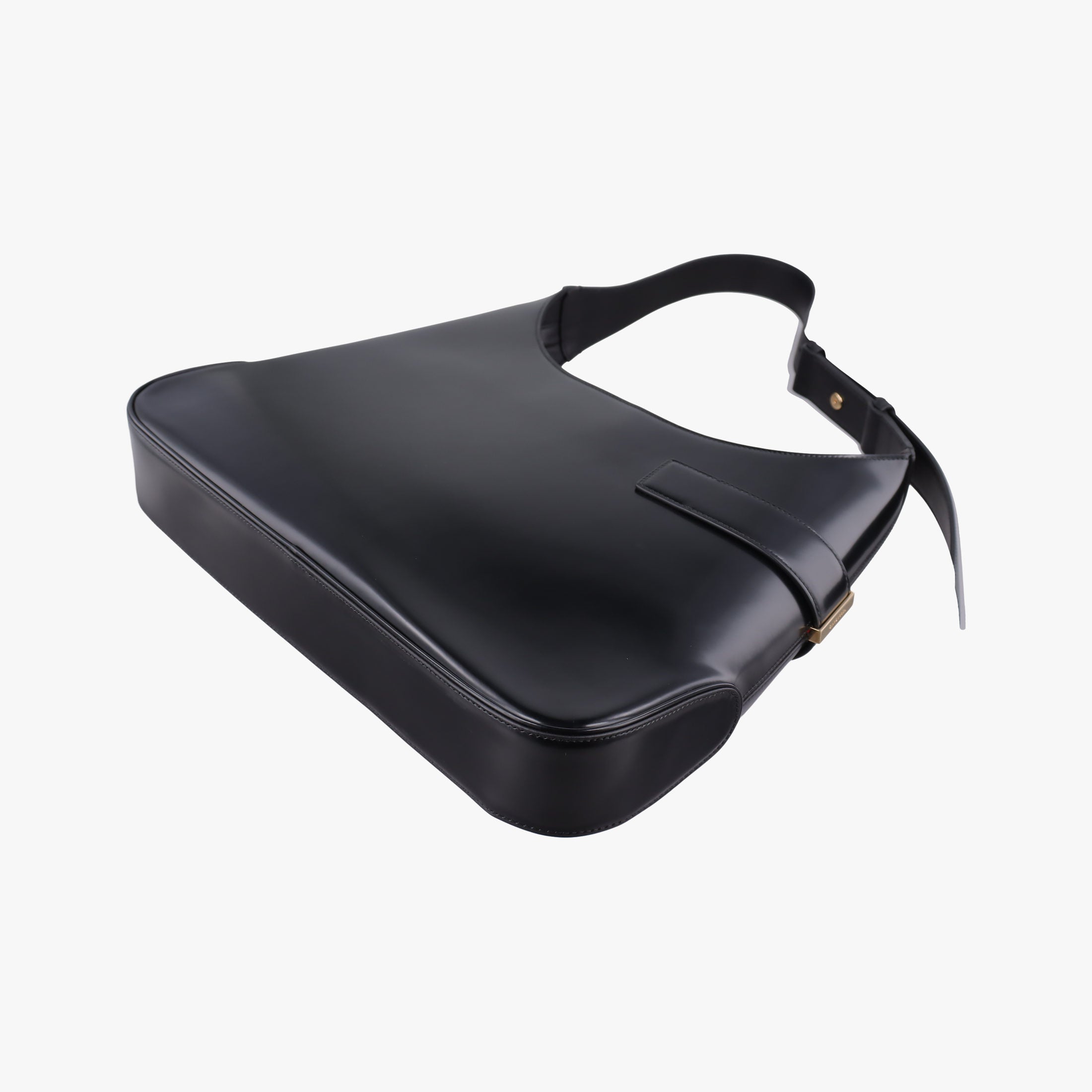 Pre-owned Ferragamo Archive Black Leather  shoulderbag | stylenewstar