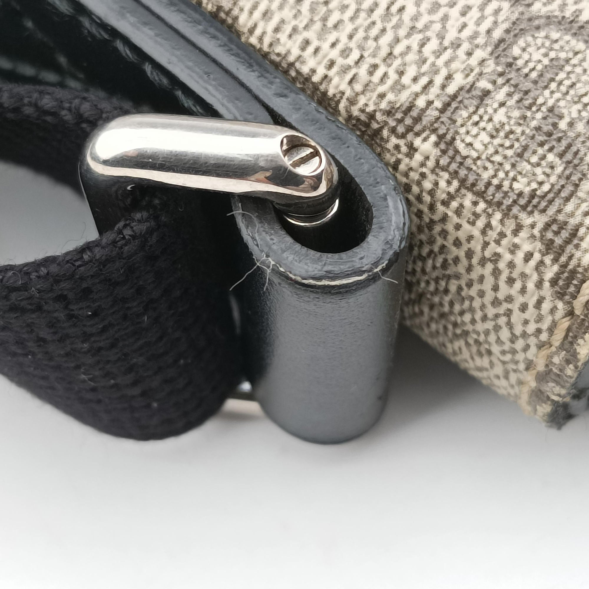 Pre-owned Gucci GG Supreme Flat Messenger Brown PVC coated canvas×Leather 406374 shoulderbag | stylenewstar