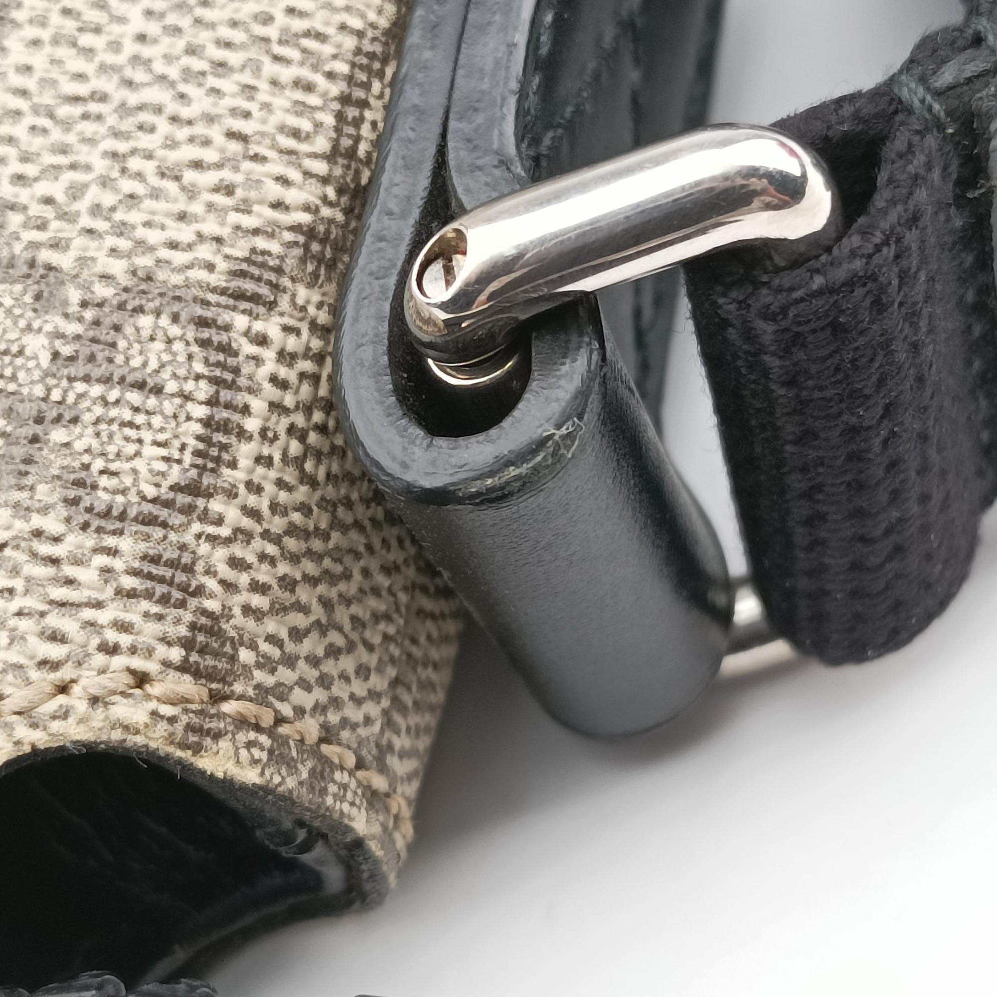 Pre-owned Gucci GG Supreme Flat Messenger Brown PVC coated canvas×Leather 406374 shoulderbag | stylenewstar