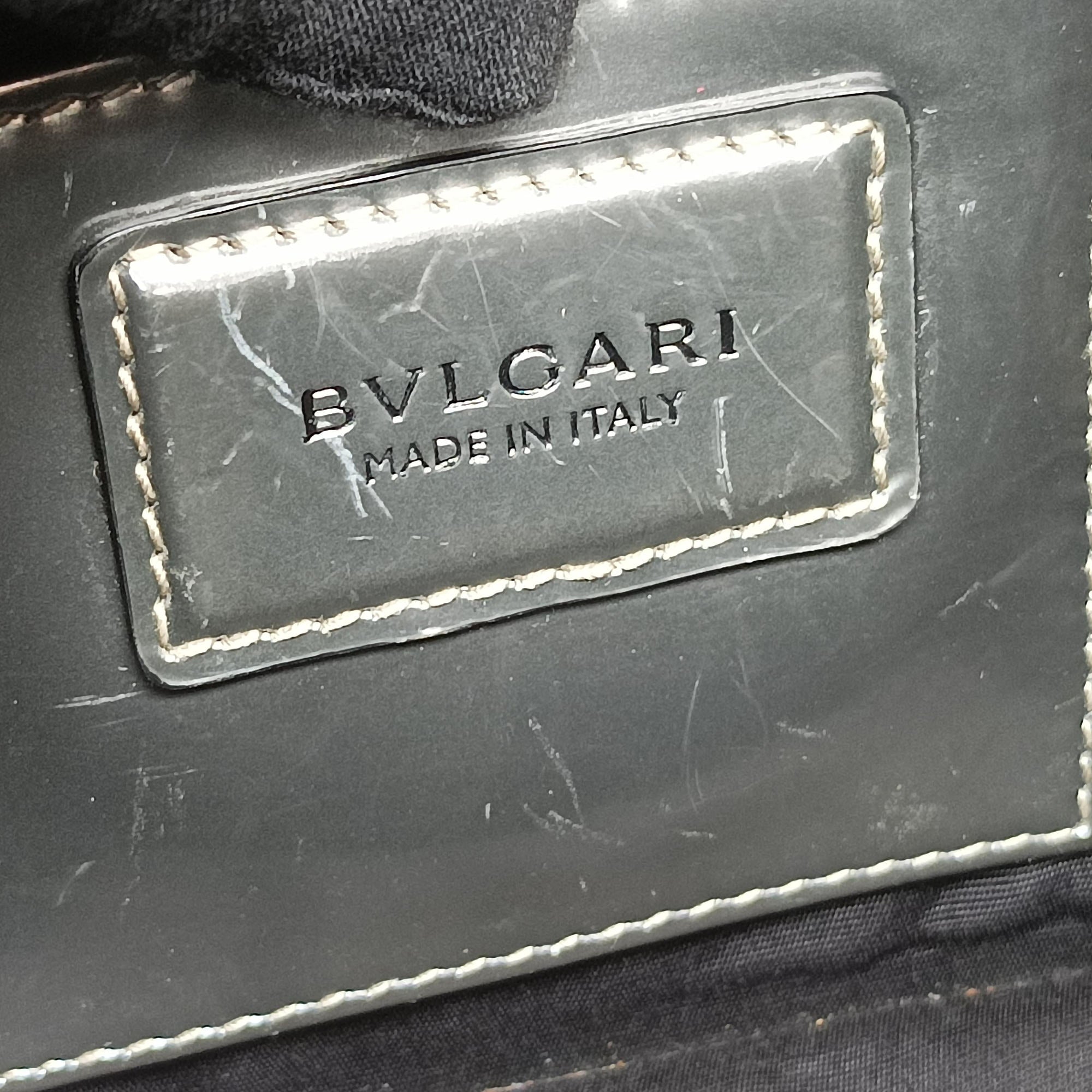 Pre-owned Bvlgari SERPENTI FOREVER Silver Enamel  shoulderbag | stylenewstar