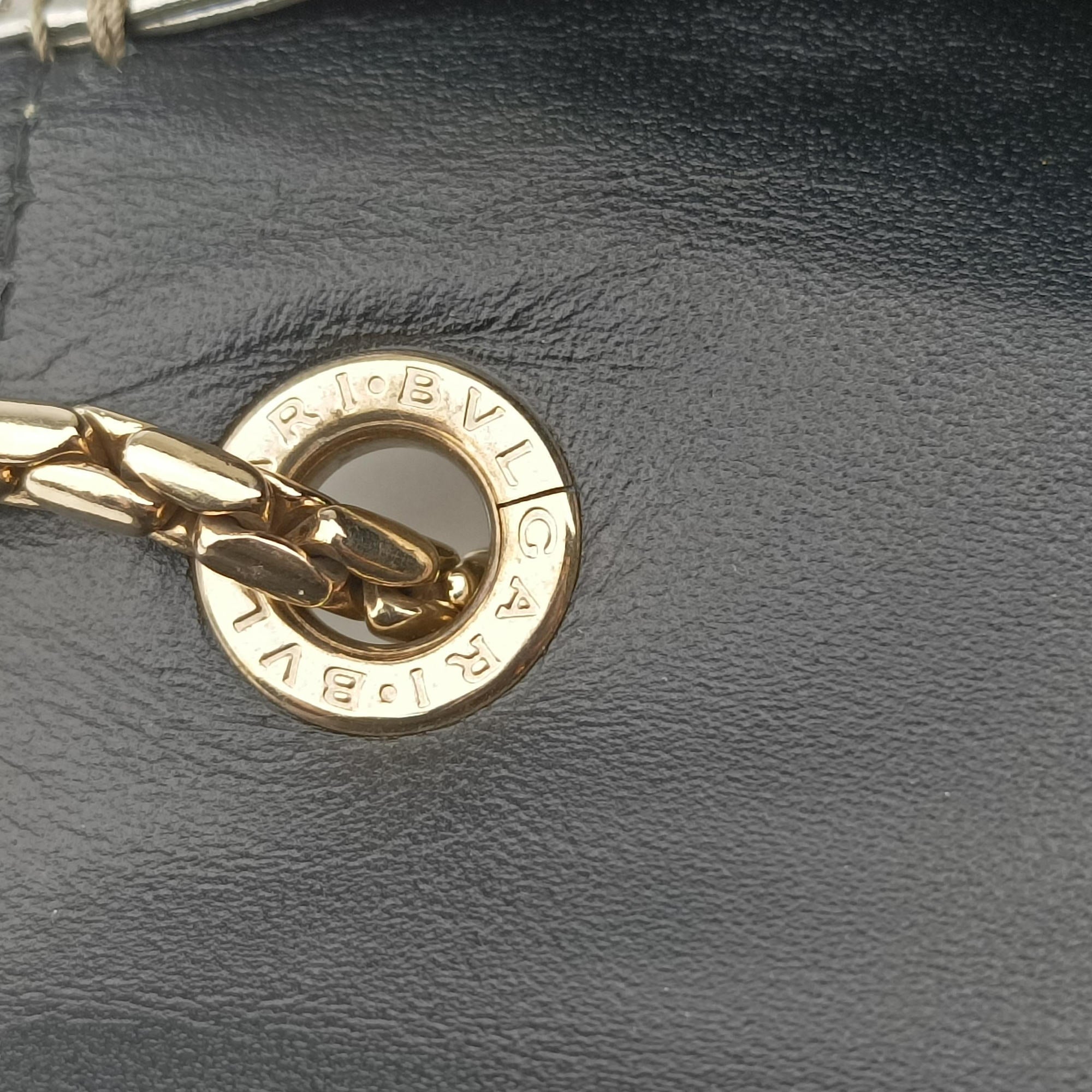 Pre-owned Bvlgari SERPENTI FOREVER Silver Enamel  shoulderbag | stylenewstar