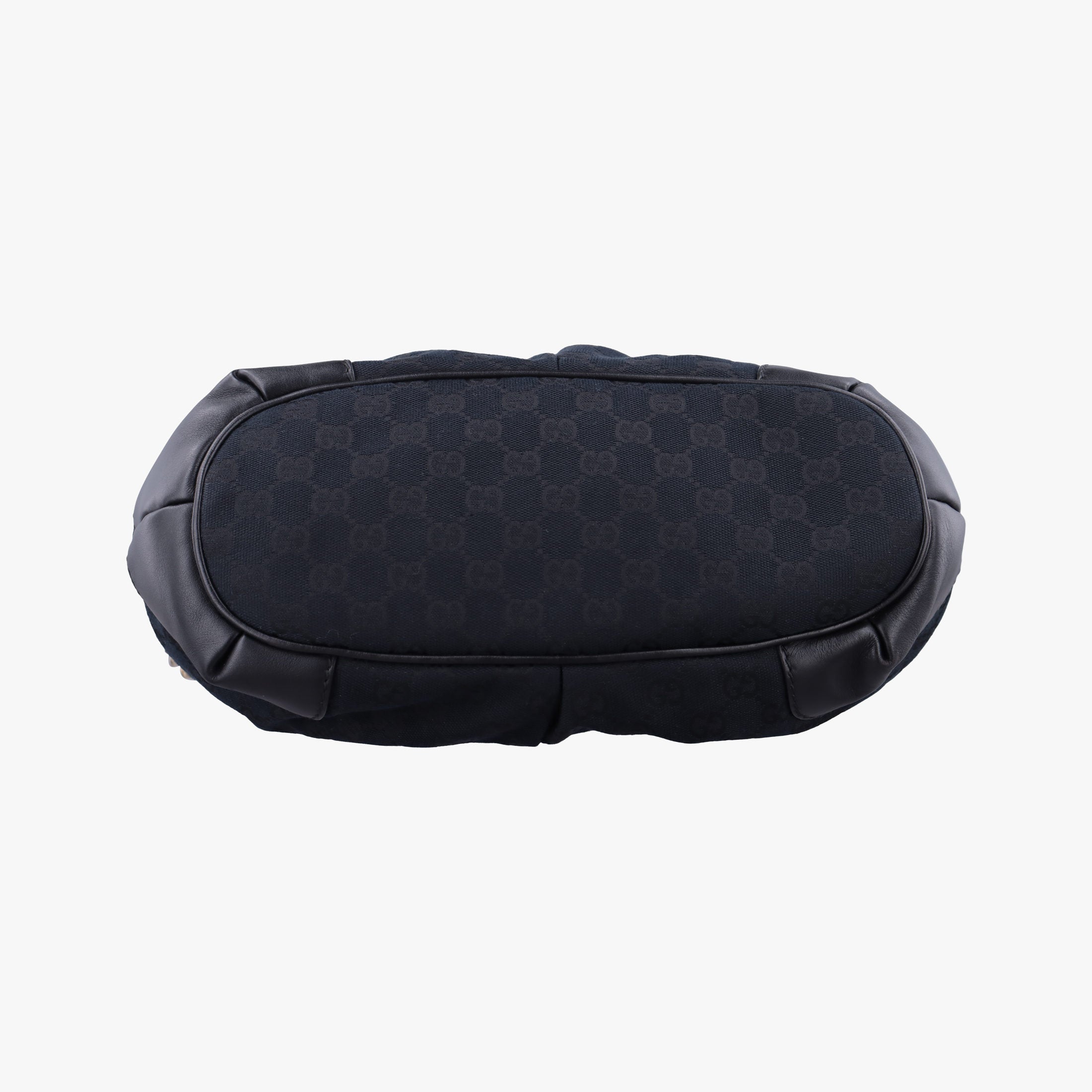Pre-owned Gucci Sukey Black Canvas×Leather 247902 shoulderbag | stylenewstar
