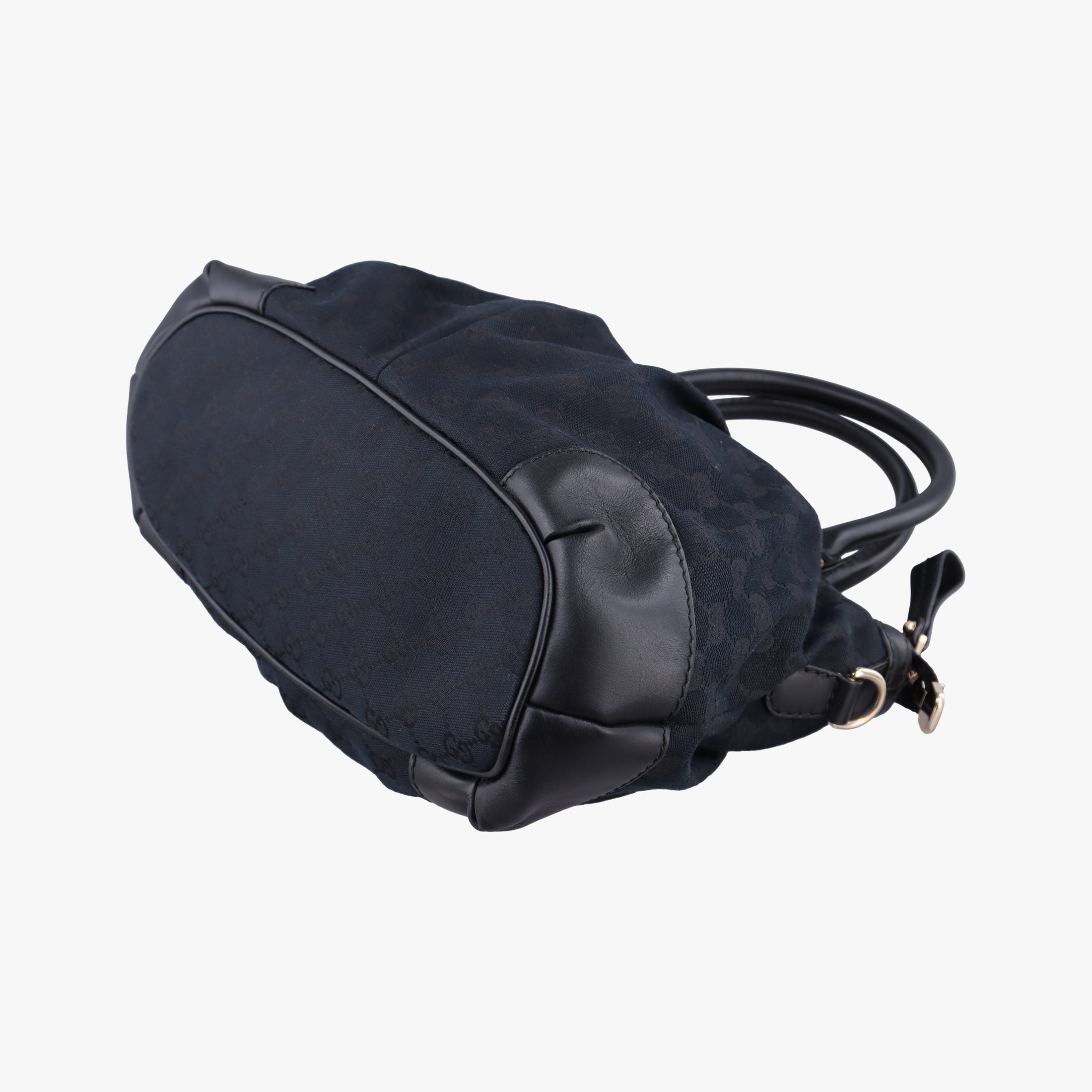 Pre-owned Gucci Sukey Black Canvas×Leather 247902 shoulderbag | stylenewstar